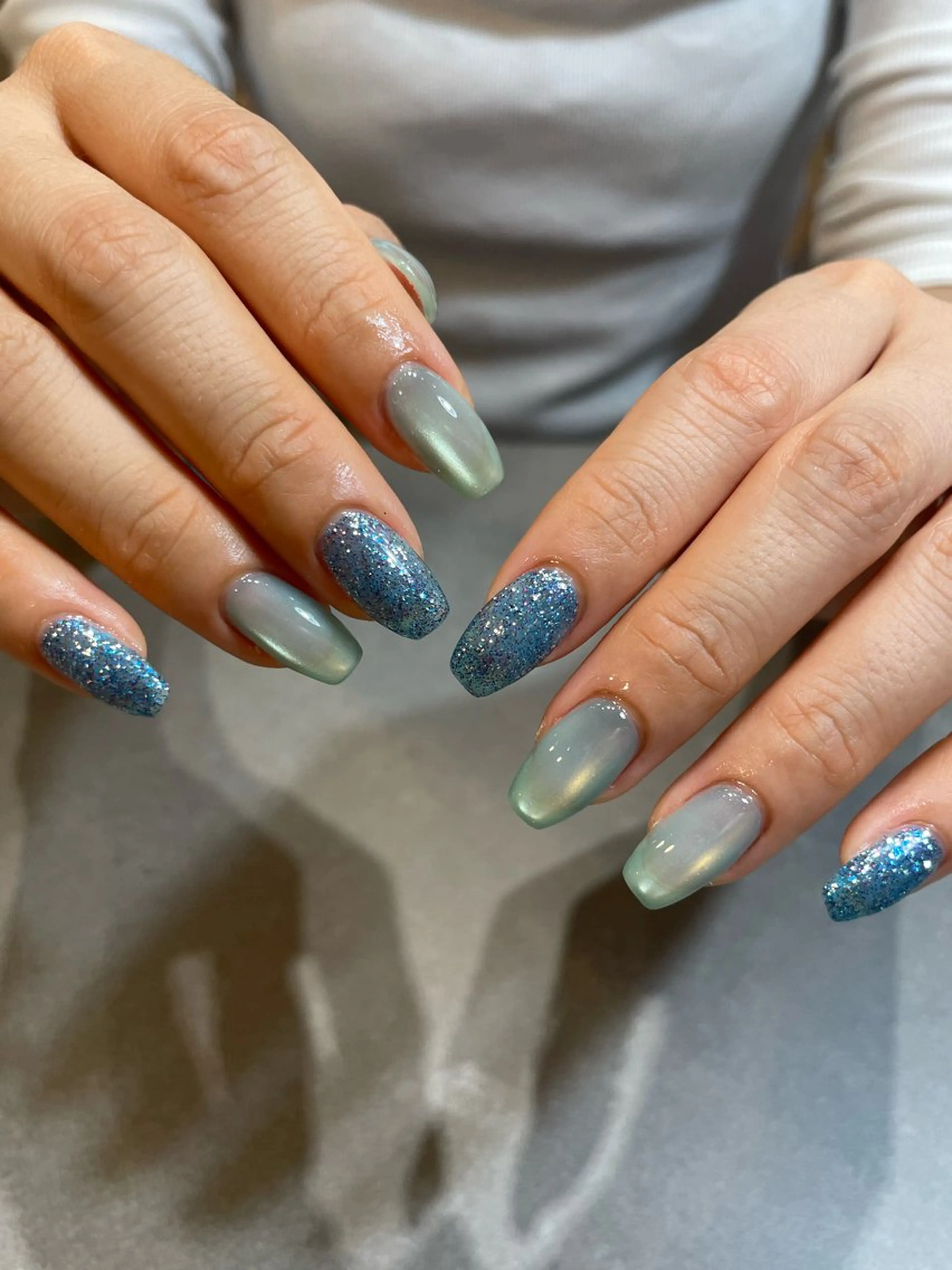 ミディアム colorer suuuのネイルデザイン