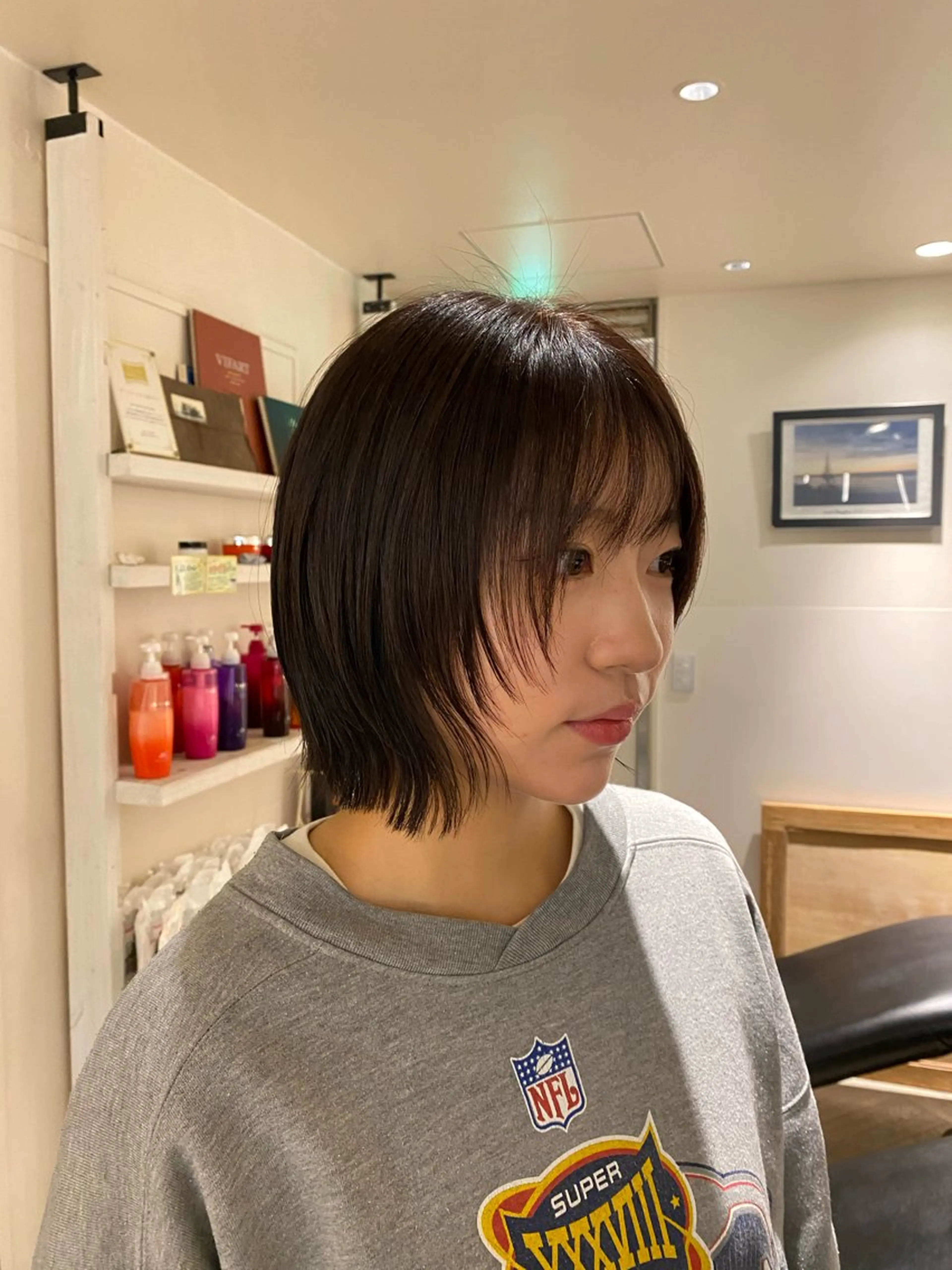 ショート カラー ナチュラルヘア🫧 ナナミのヘアスタイル