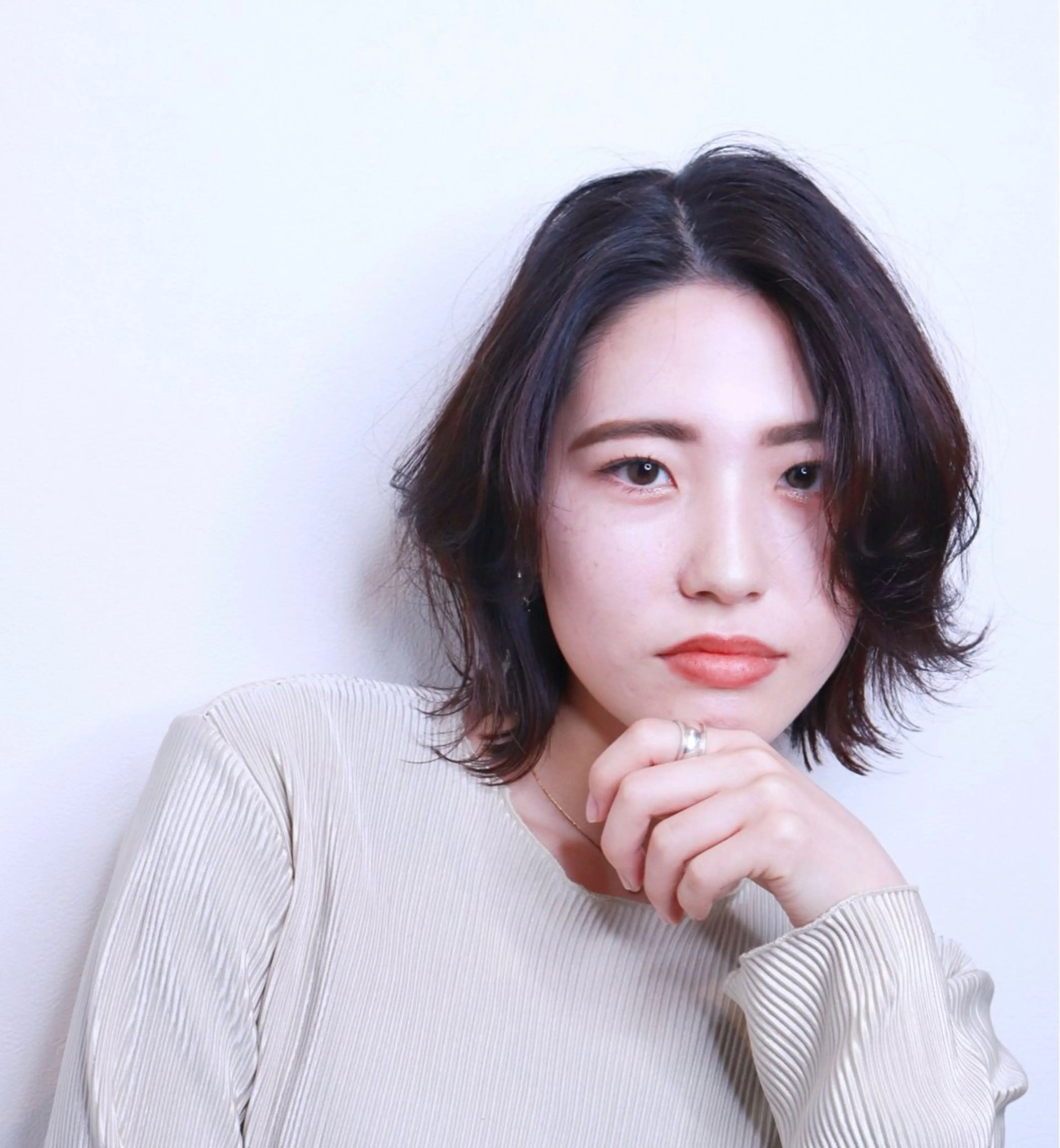 ミディアム カラー カット ヘアカラー トリートメント [店長]加地 峻のヘアスタイル