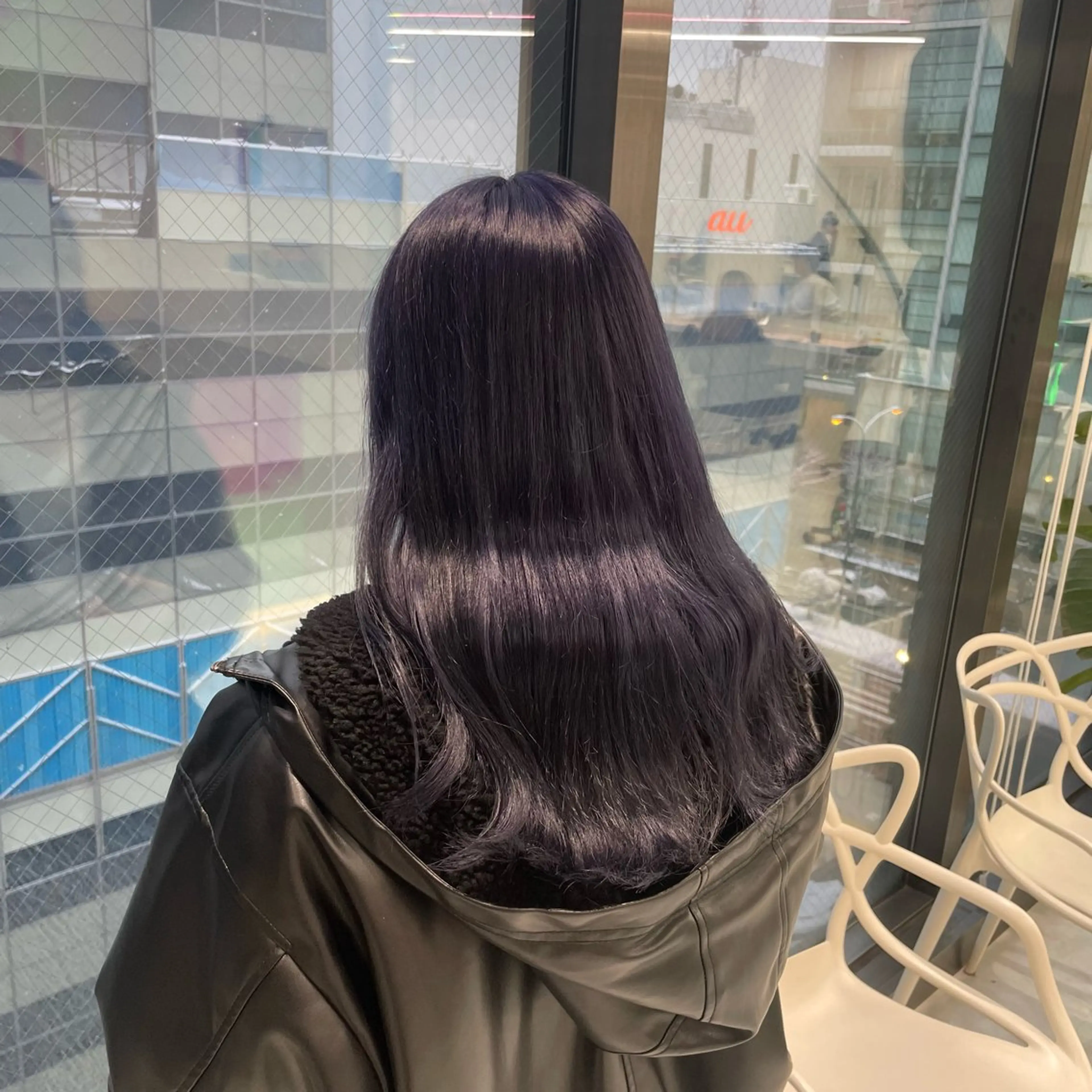セミロング カラー ブルーカラー ブルーラベンダー ラベンダーカラー ヘアカラー ヘッドスパ ヘアセット ♡ブリーチカラー♡ Mirioのヘアスタイル