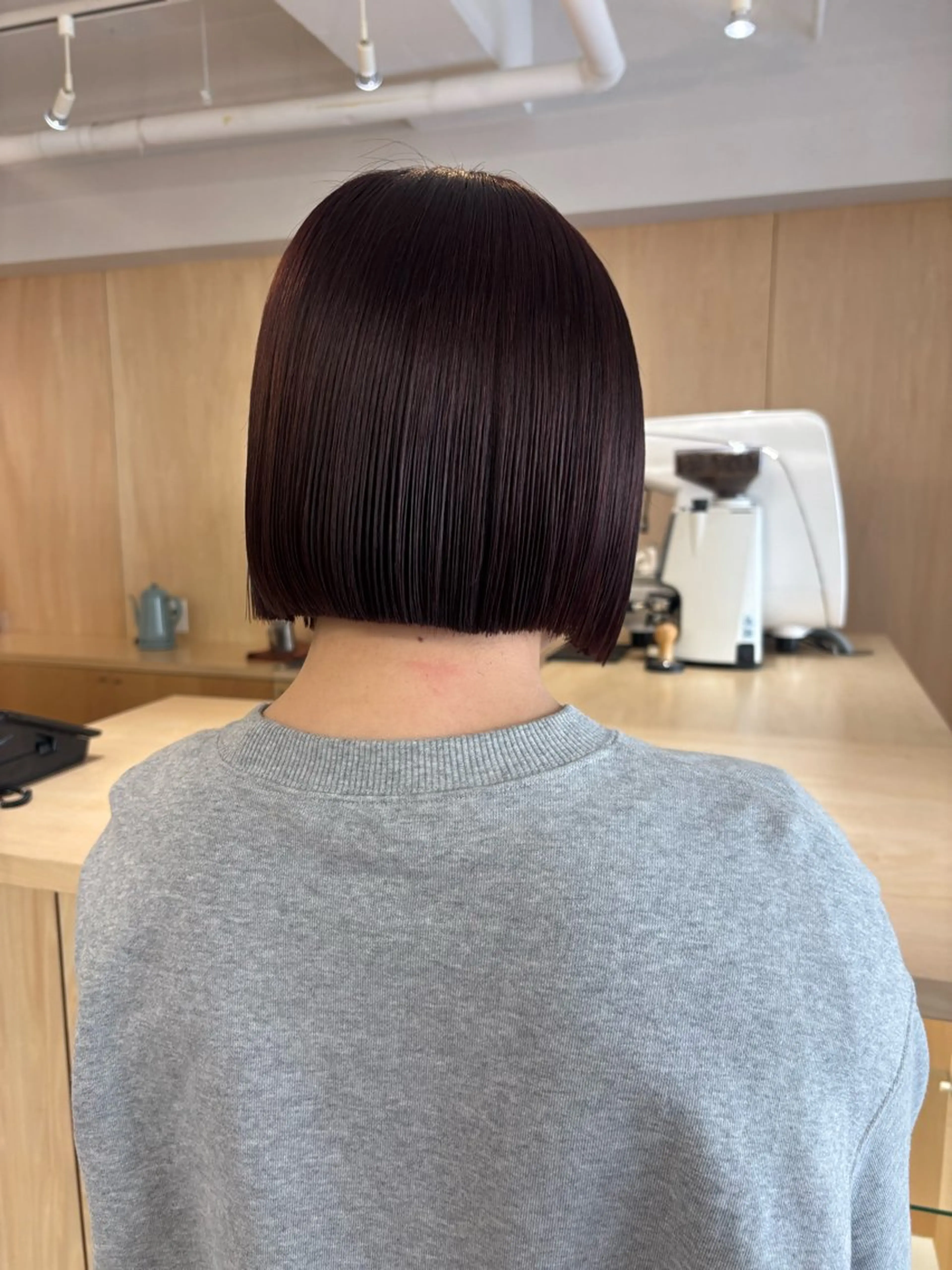 ショート カット ヘアカラー トリートメント ボブ/ベージュ /MIYUのヘアスタイル