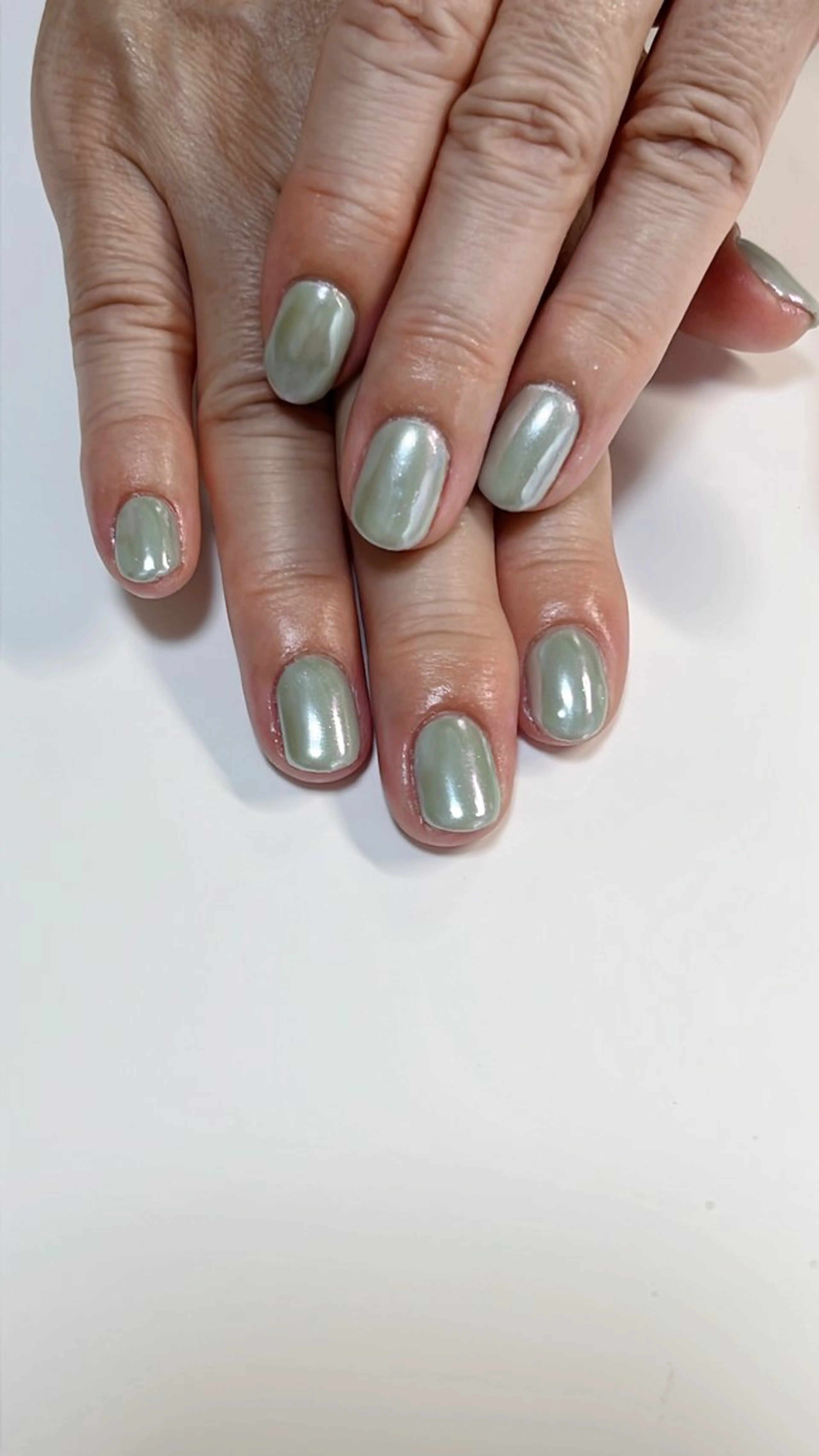 ネイル ジェルネイル ミラーネイル ワンカラーネイル plaisir所属・plaisir プレジールネイルのネイルデザイン