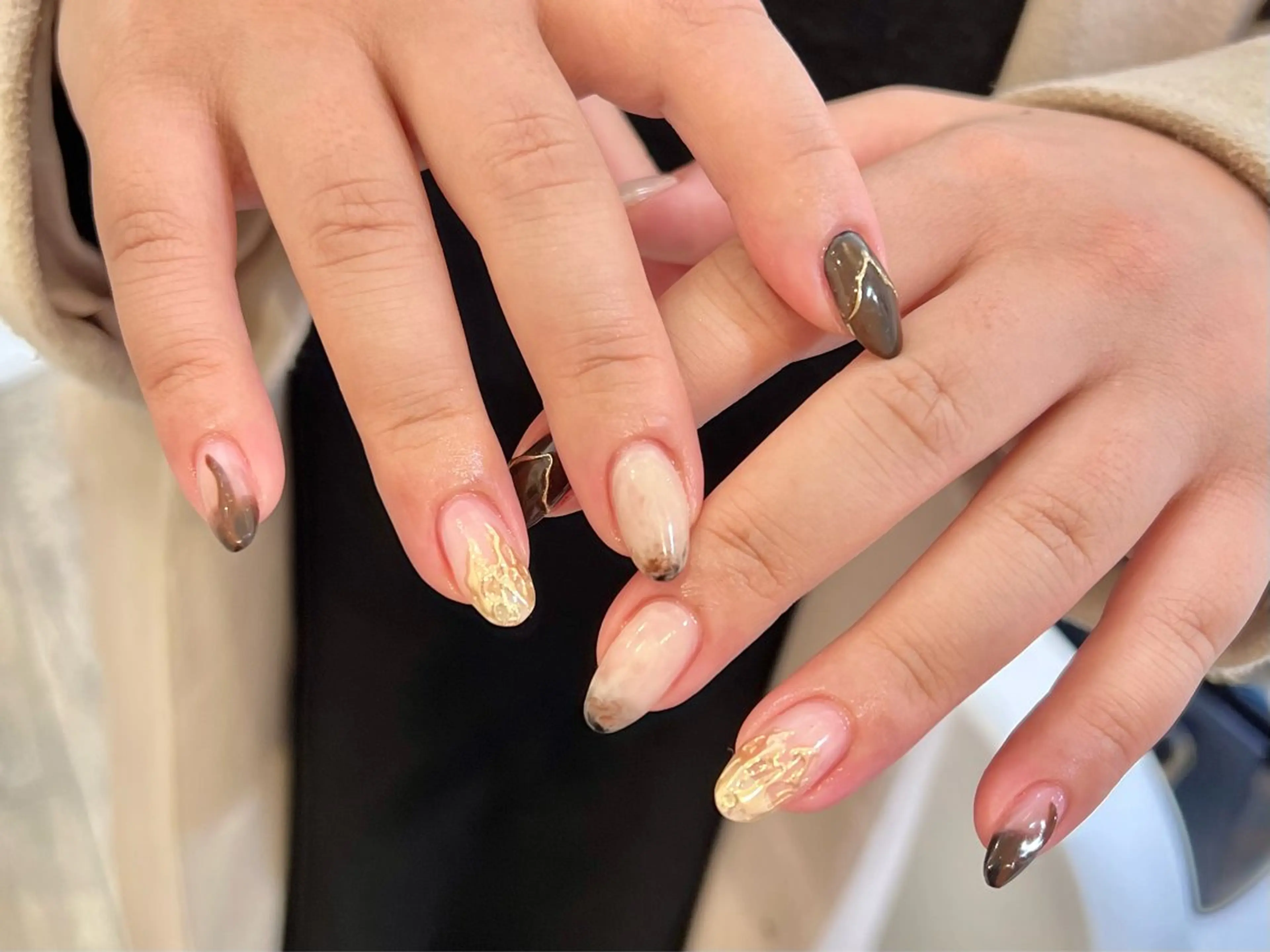 ミディアム ハンドネイル eyelash  & nail Noi 松戸店【ノイ】所属・武田 莉咲のネイルデザイン