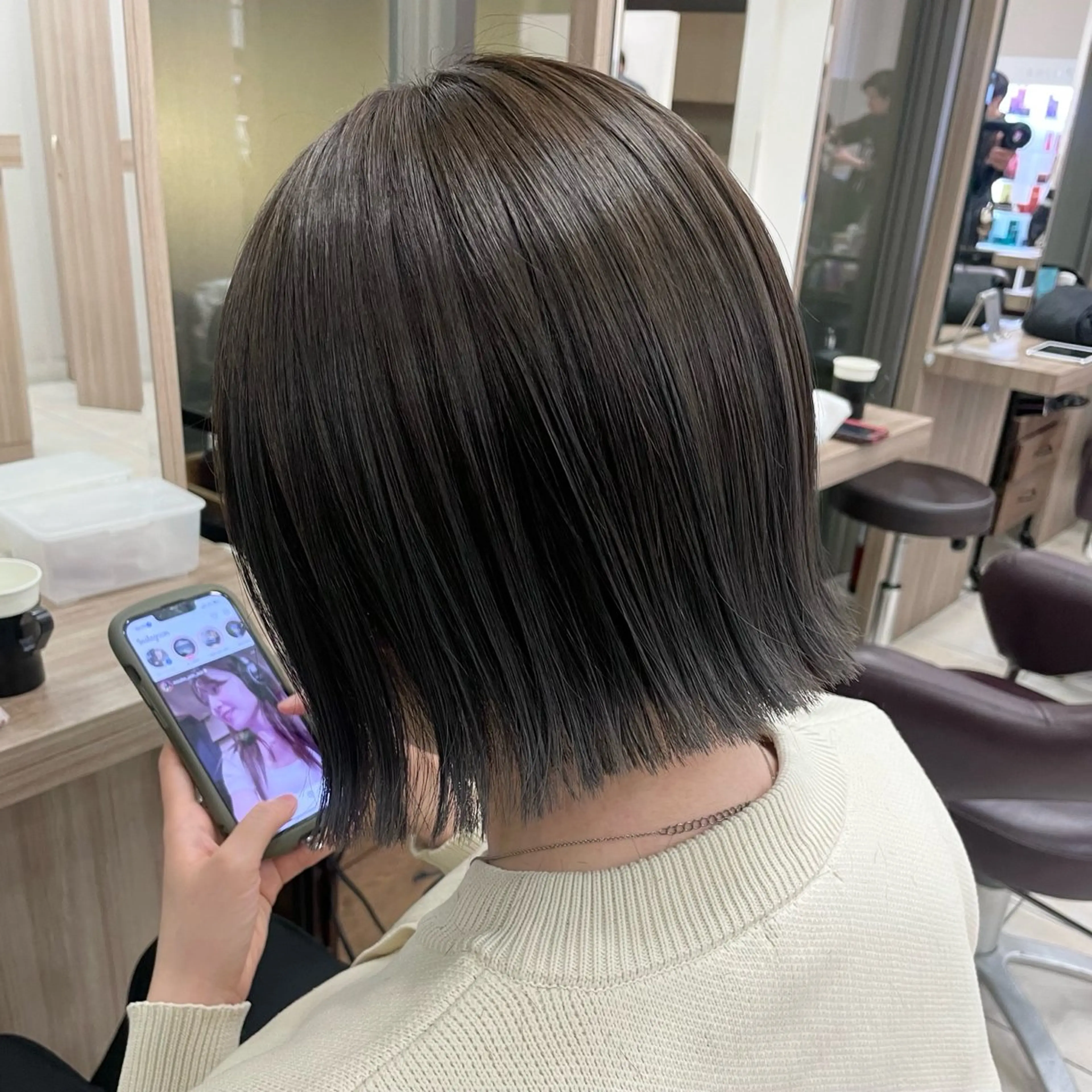 ミディアム カラー 🔵Ash日暮里店 藤藪孝太🔵のヘアスタイル