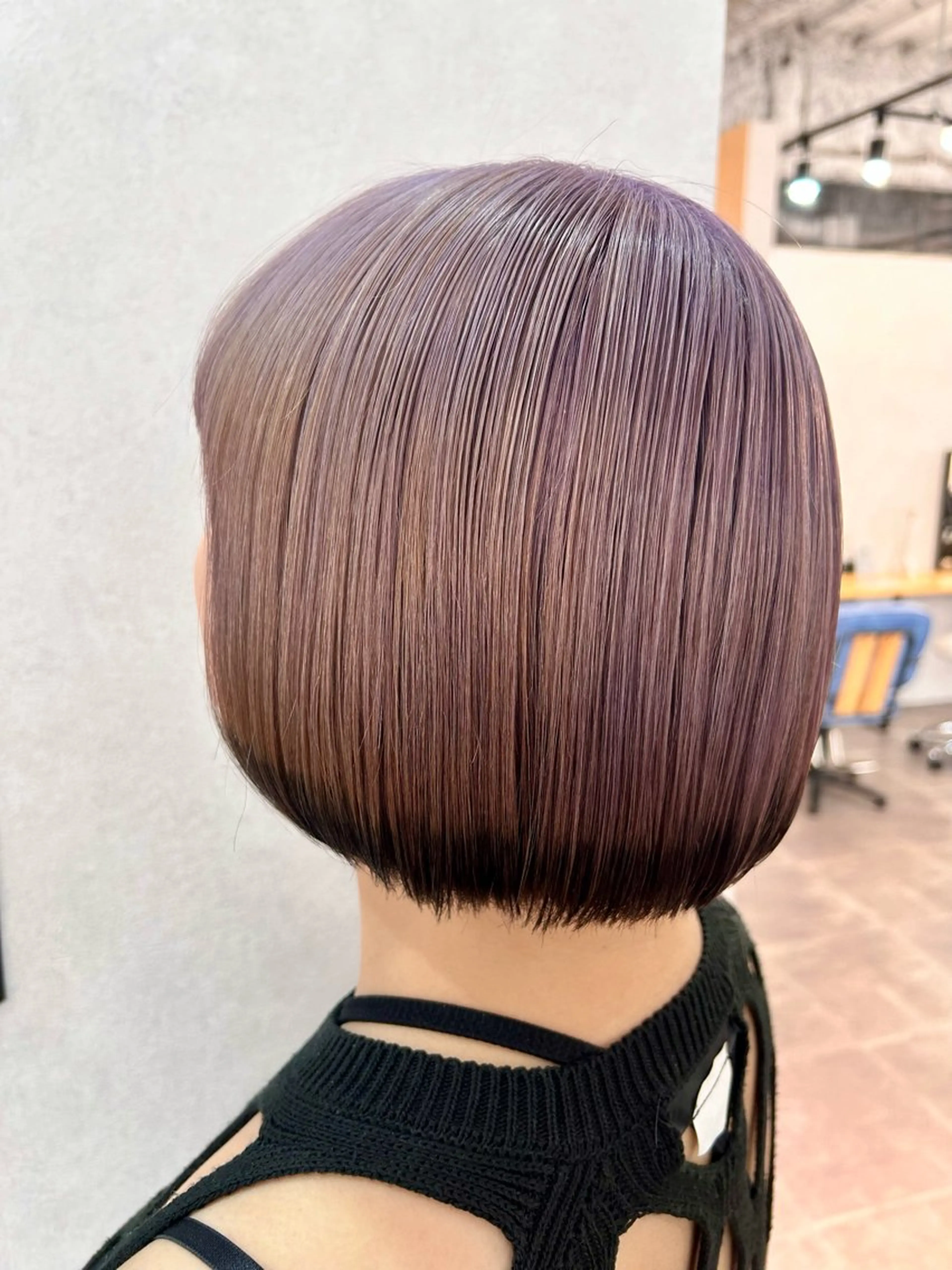 ミディアム ヘアカラー トリートメント エクステ/心斎橋/ ハイトーン/ミサキのヘアスタイル