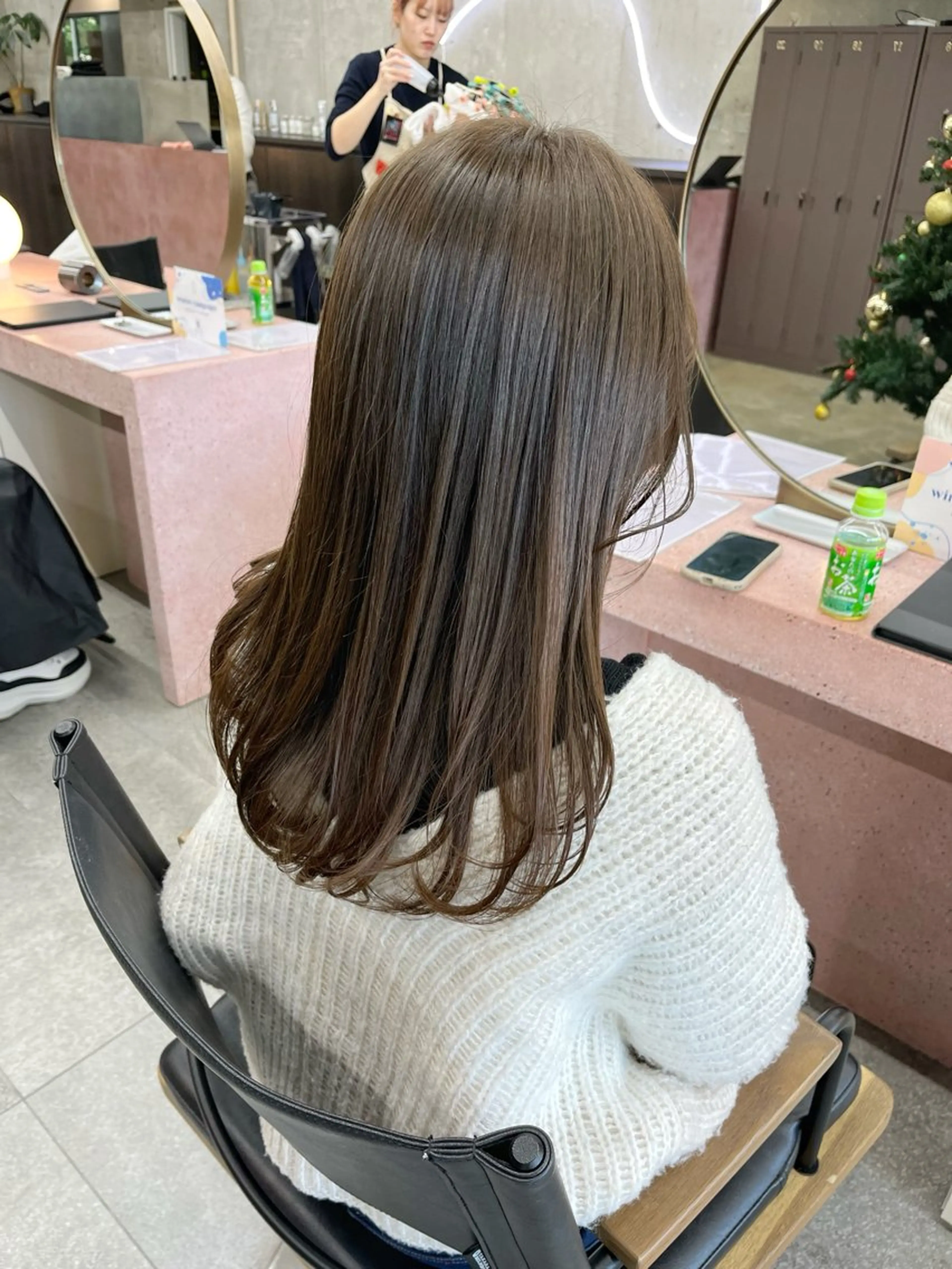 セミロング カラー 透明感カラー ヘアカラー 小木曽智美 /ボブ/ショートのヘアスタイル