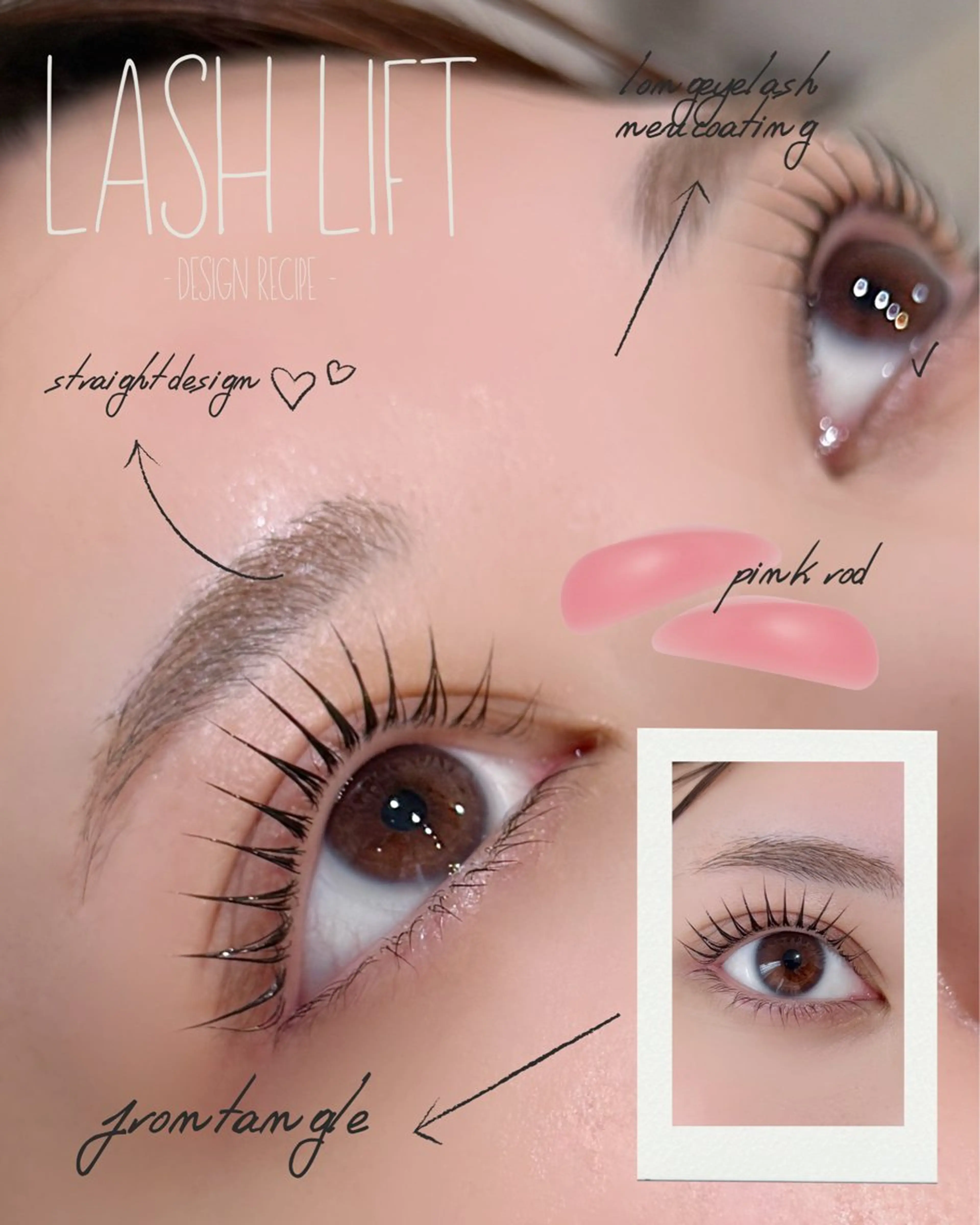 マツエク・マツパ 一重×まつ毛パーマ ラッシュリフト高評価 /HITOMIのマツエク・マツパデザイン