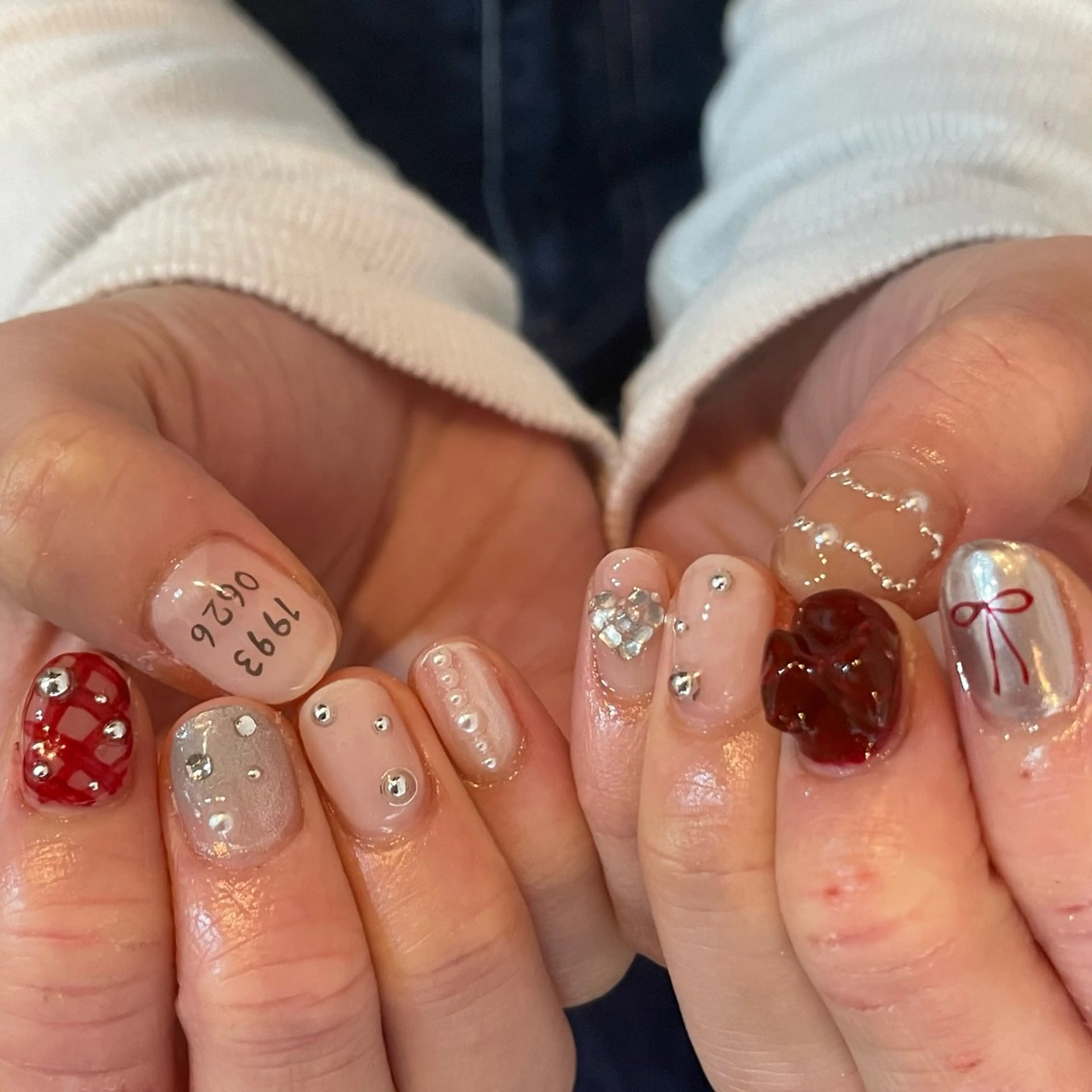 ネイル ハンドネイル nail 𓂃miyuのネイルデザイン