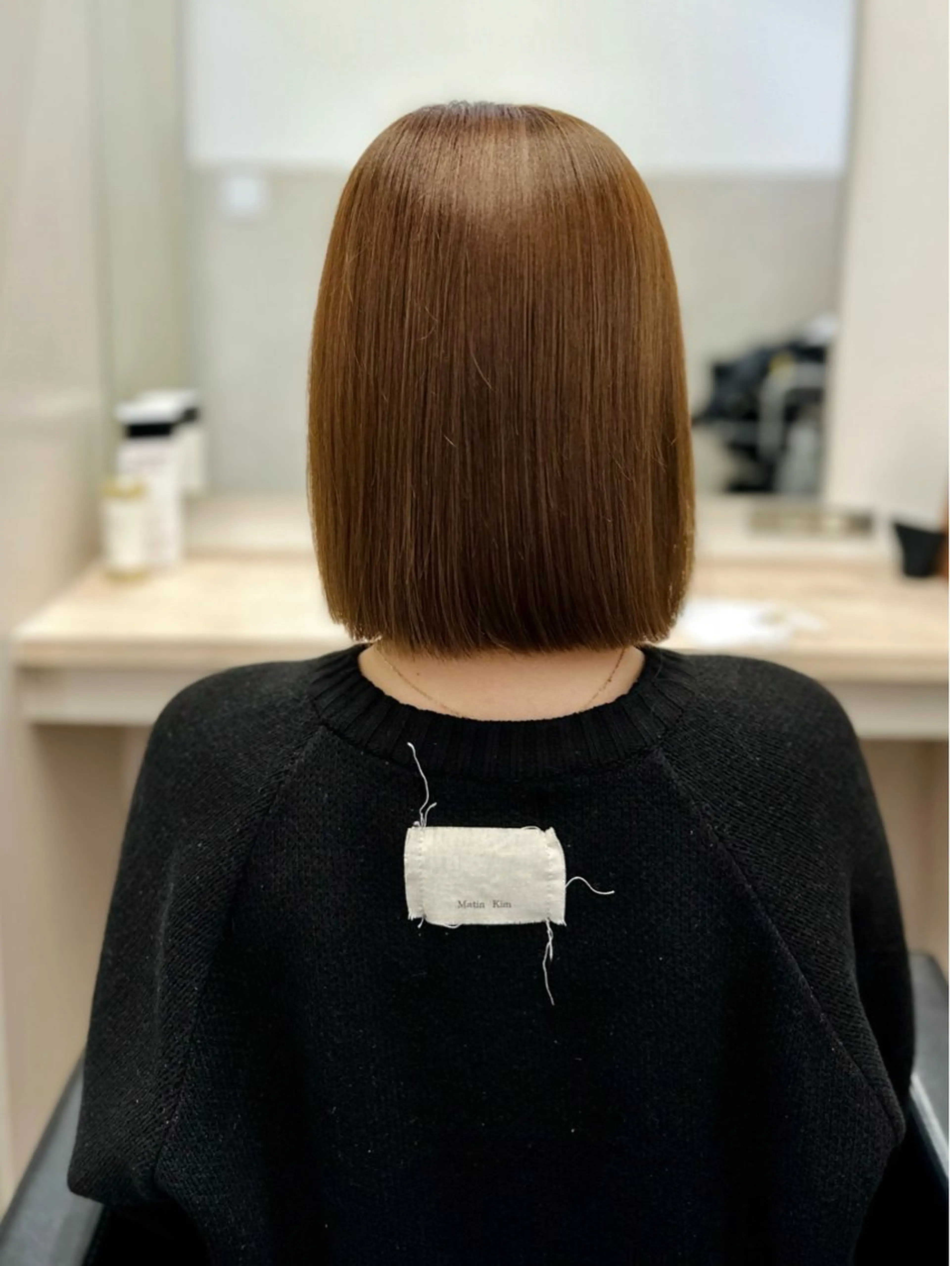 ショート カット 縮毛矯正 トリートメント JYO 髪質改善専門家のヘアスタイル
