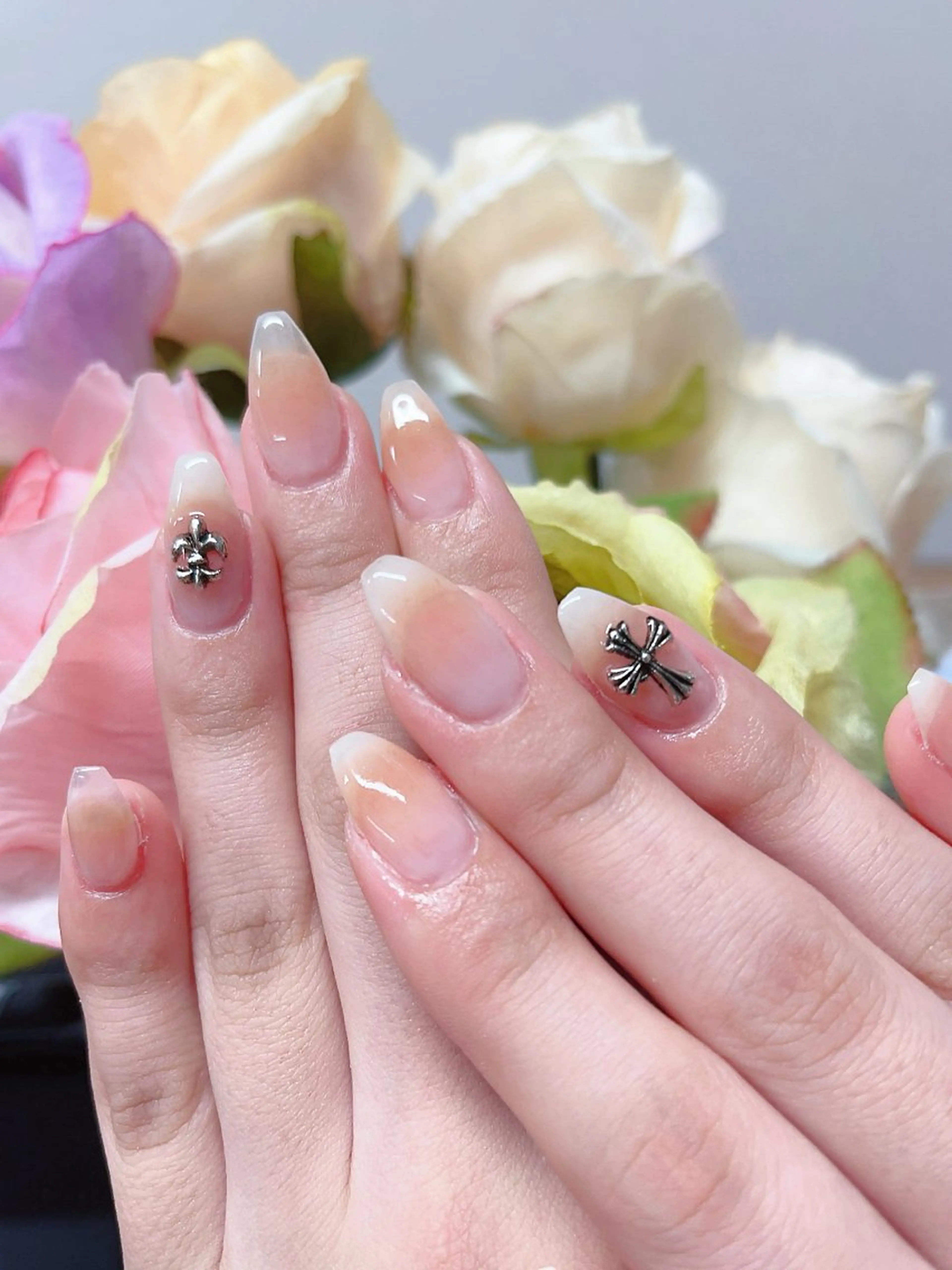 ネイル candy nail 韓国風ワンホンネイルのネイルデザイン