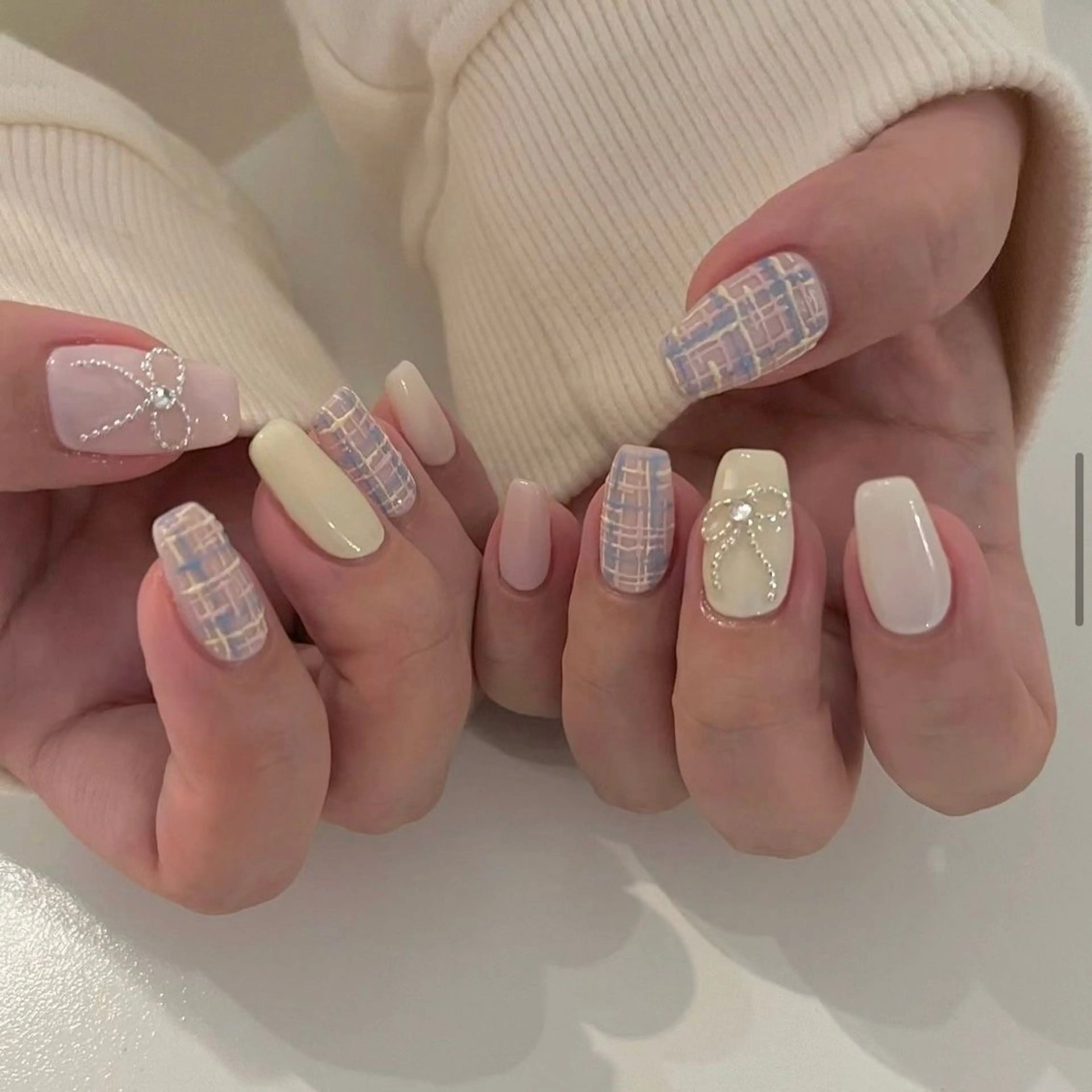 ネイル 韓国ネイル 持ち込み ネイルチップ ハンドネイル EMI ANA.CHUOのネイルデザイン