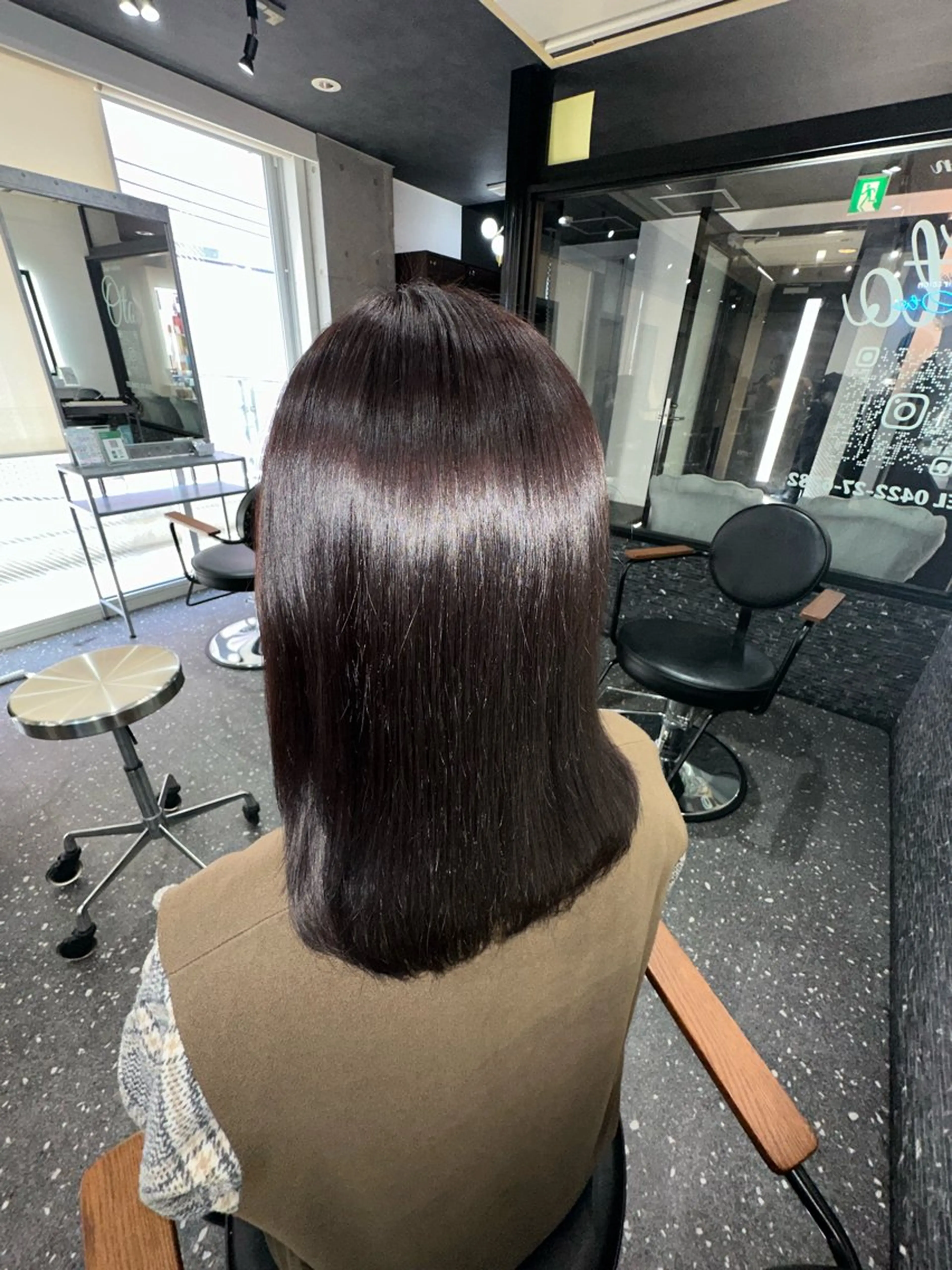 セミロング カラー パーマ カット ヘアカラー 縮毛矯正 トリートメント 髪質改善⭐️縮毛矯正 吉祥寺⭐️Rinaのヘアスタイル