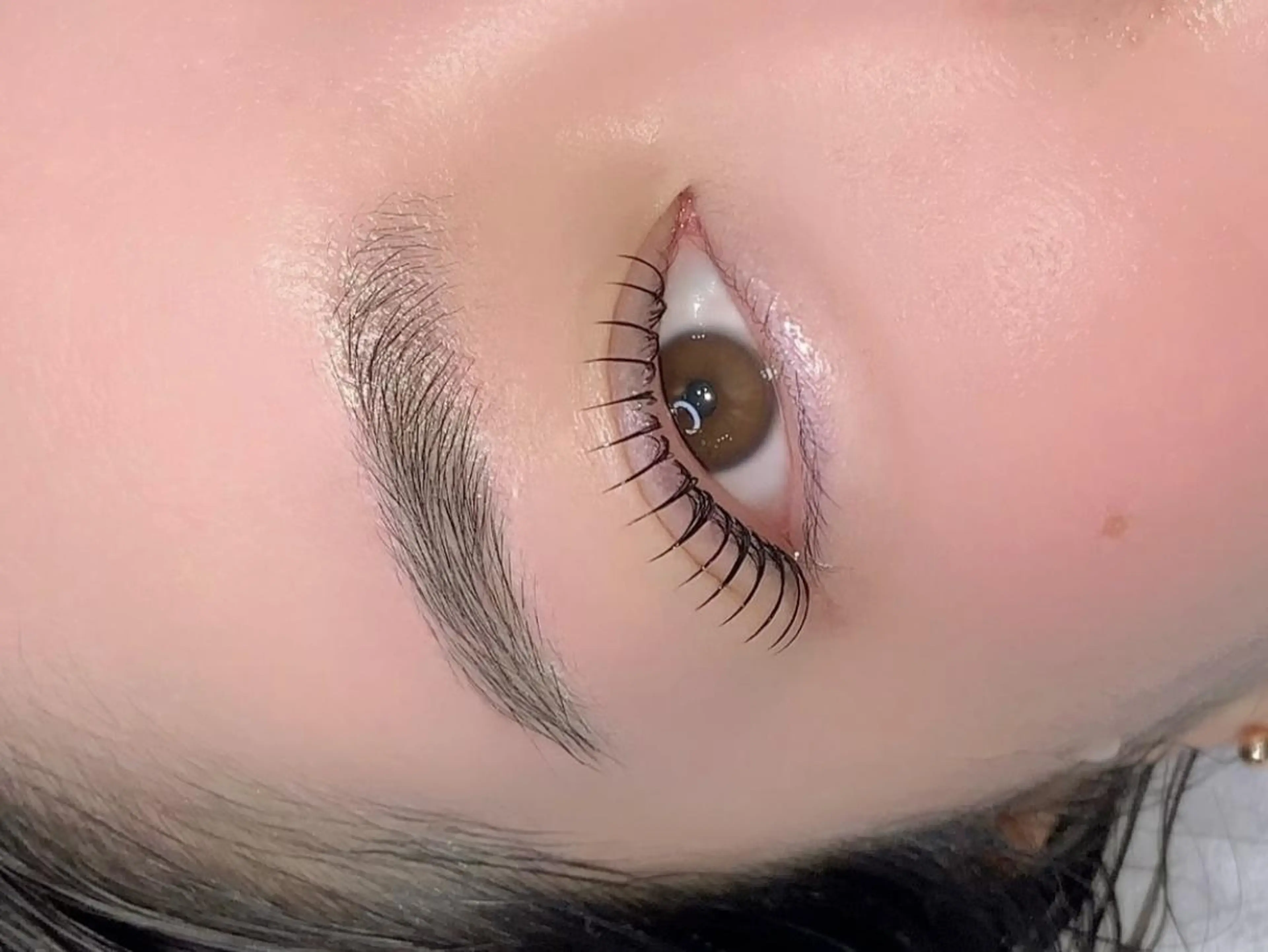 マツエク・マツパ パリジェンヌラッシュリフト まつげパーマ 一重×まつ毛パーマ アベ カカのマツエク・マツパデザイン