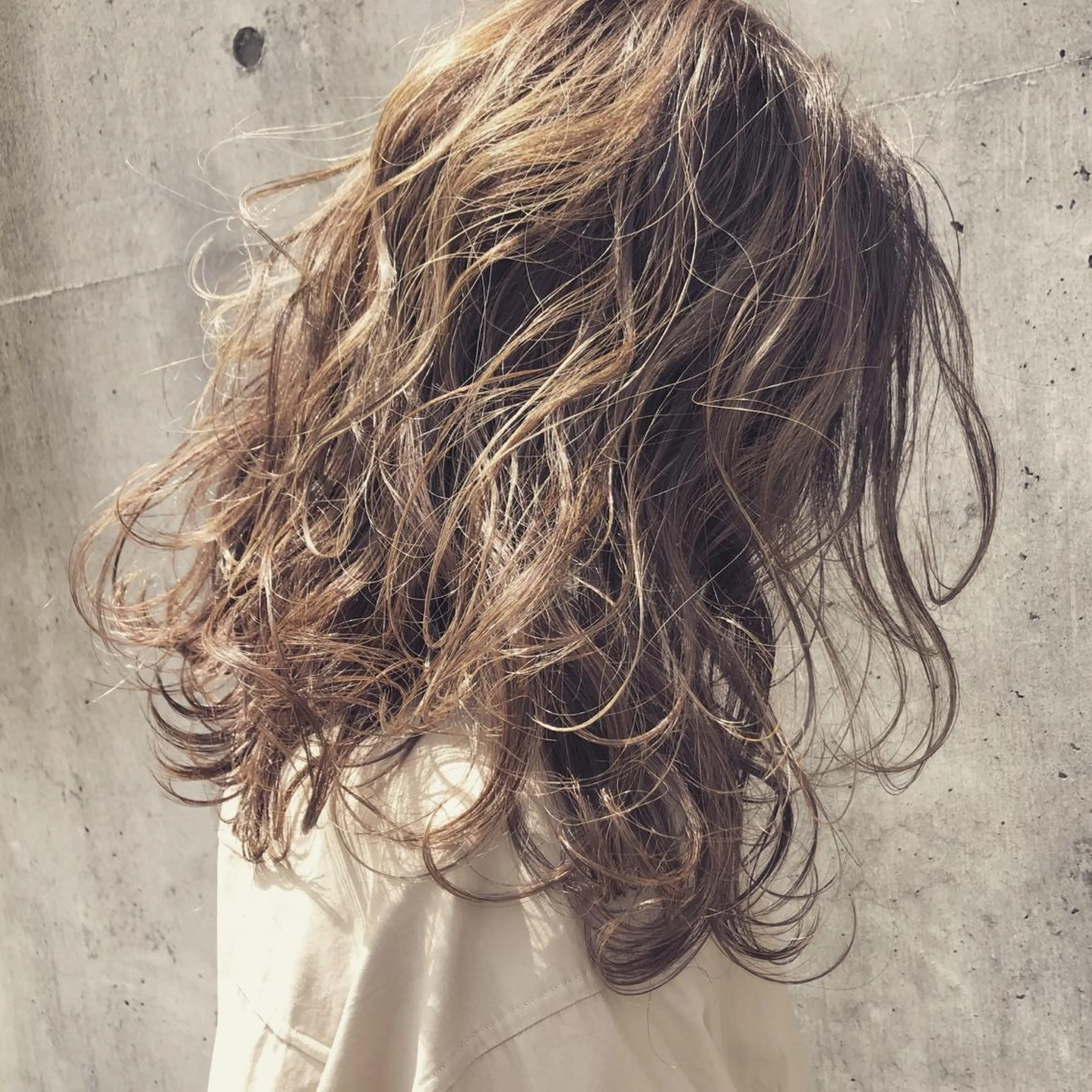 セミロング セミロングパーマ Musiiik hairのヘアスタイル