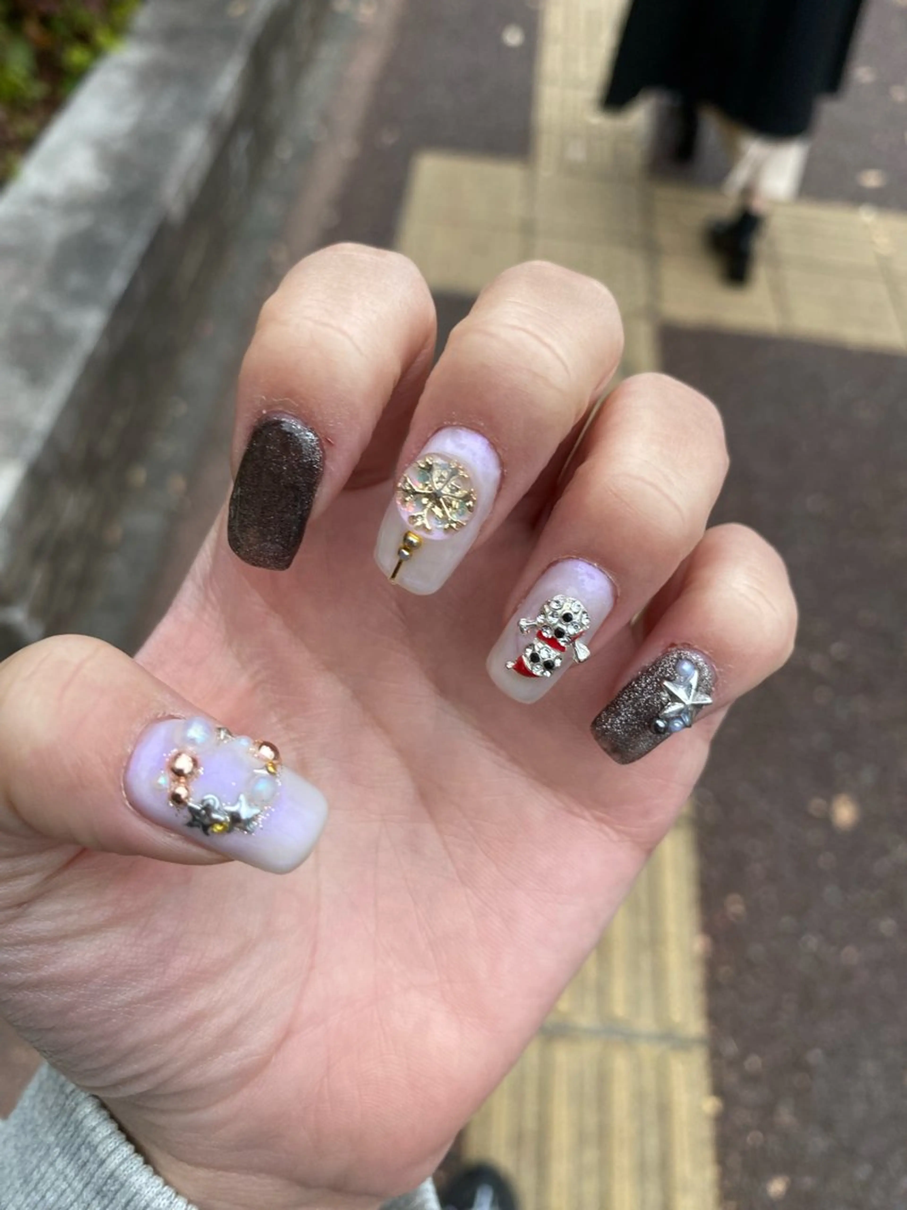 ネイル 冬ネイル クリスマス koko nailのネイルデザイン