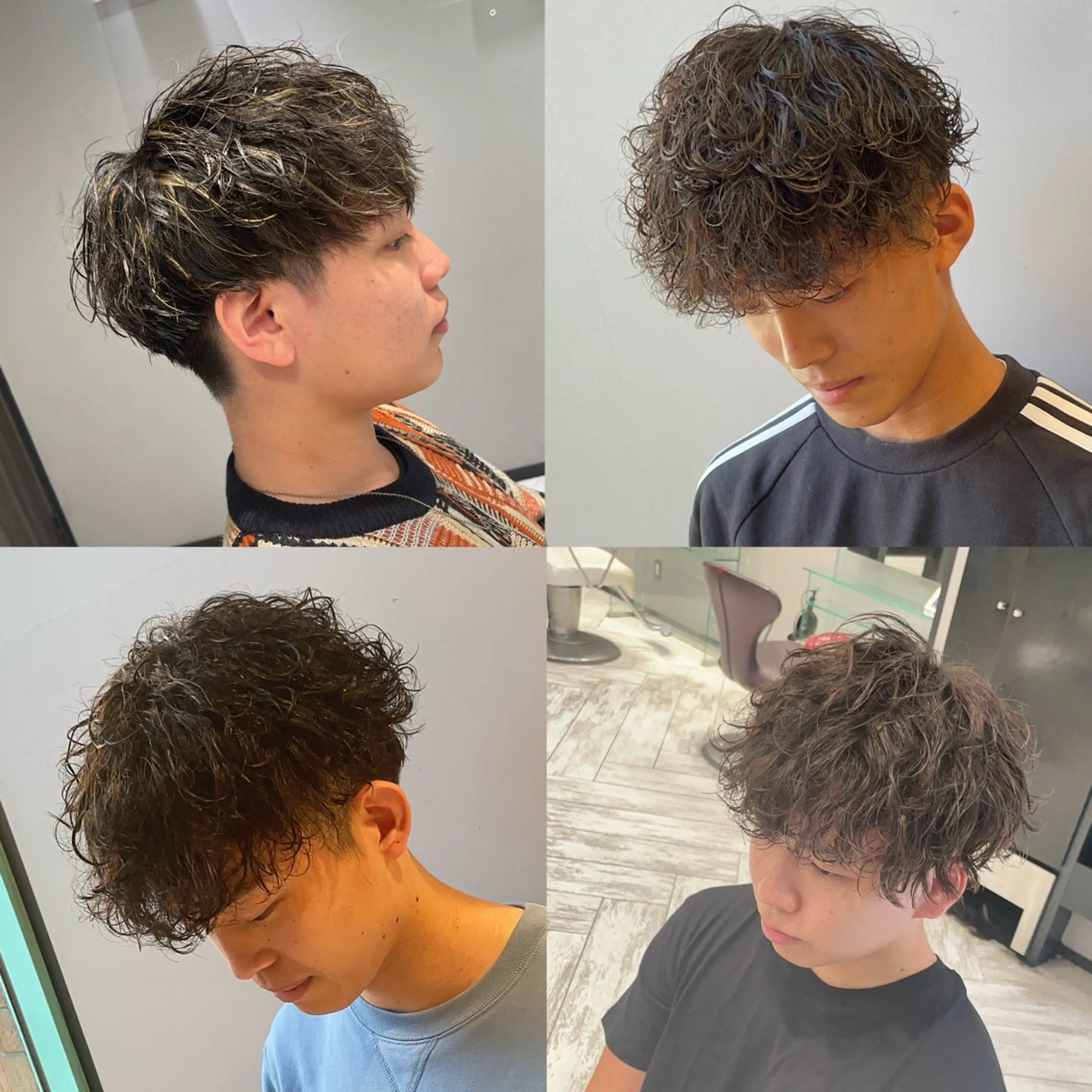 ⭐️メンズ必見⭐️メンズカット＋ツイストスパイラルパーマ +炭酸泉🌀通常¥15000▶︎¥9200【EARTH名駅店】の写真