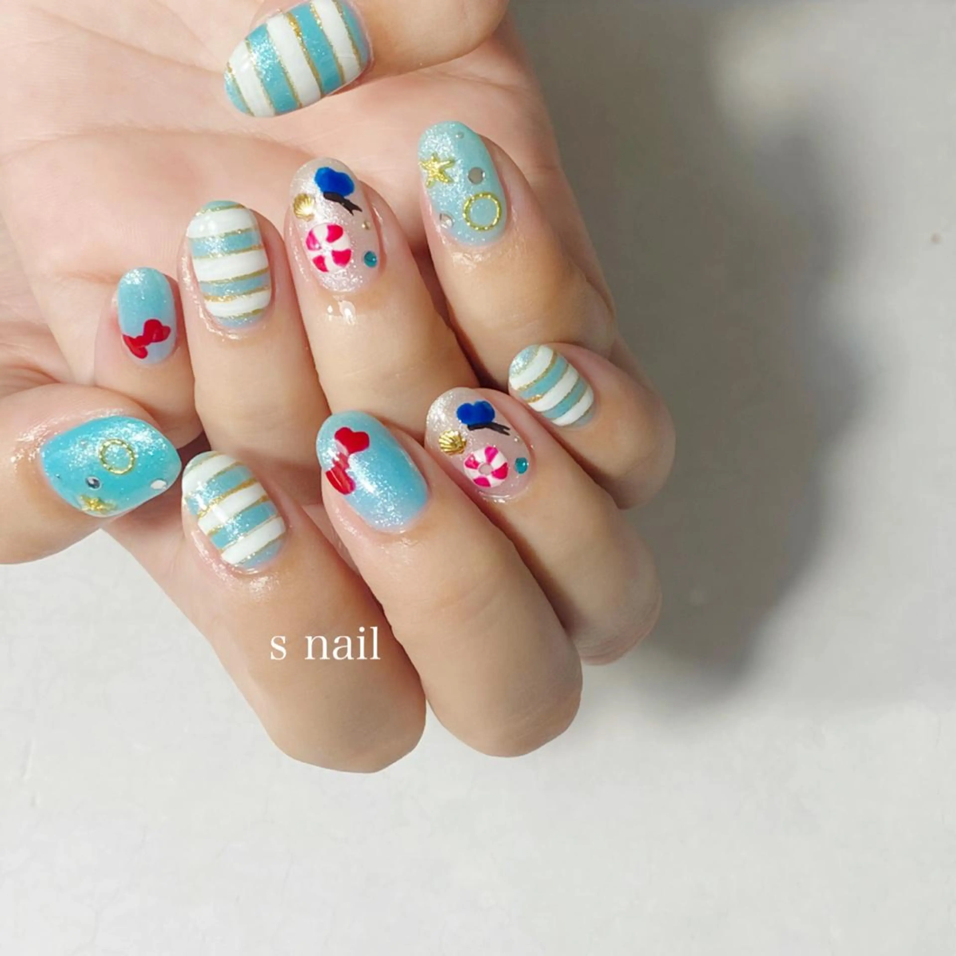 ネイル ハンドネイル s nail さとよしみゆきのネイルデザイン