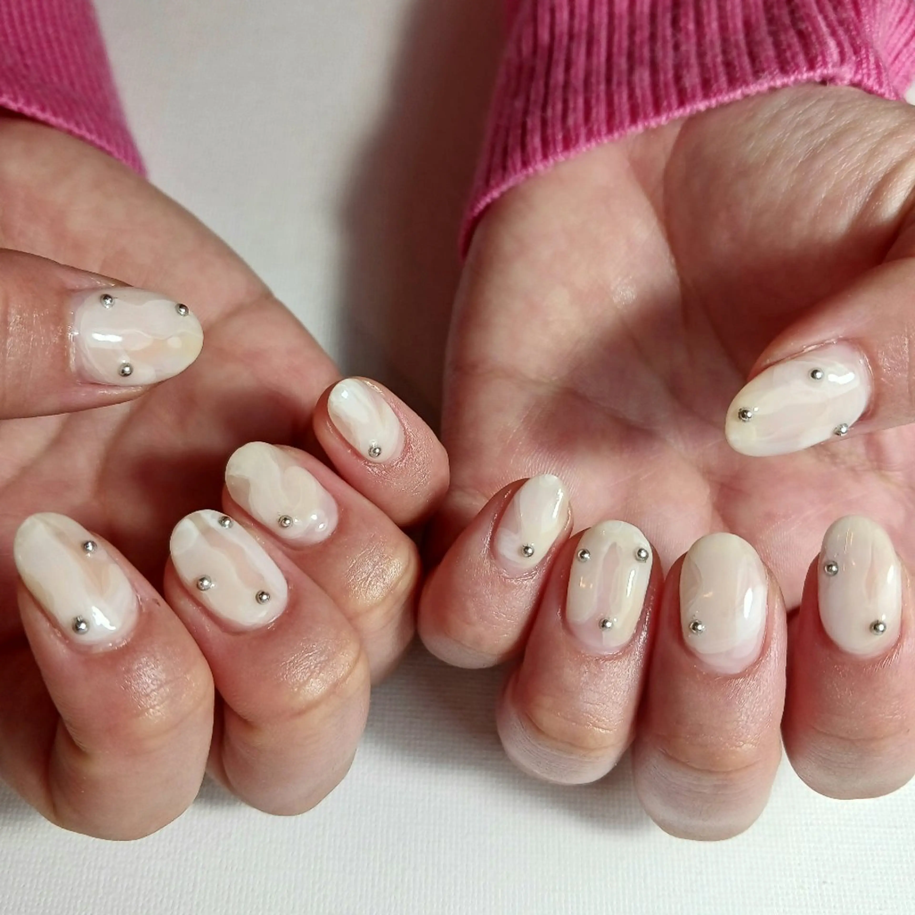 ネイル ジェルネイル 持ち込み ニュアンスネイル ショートネイル ハンドネイル nanakonail /持込みデザイン専門のネイルデザイン