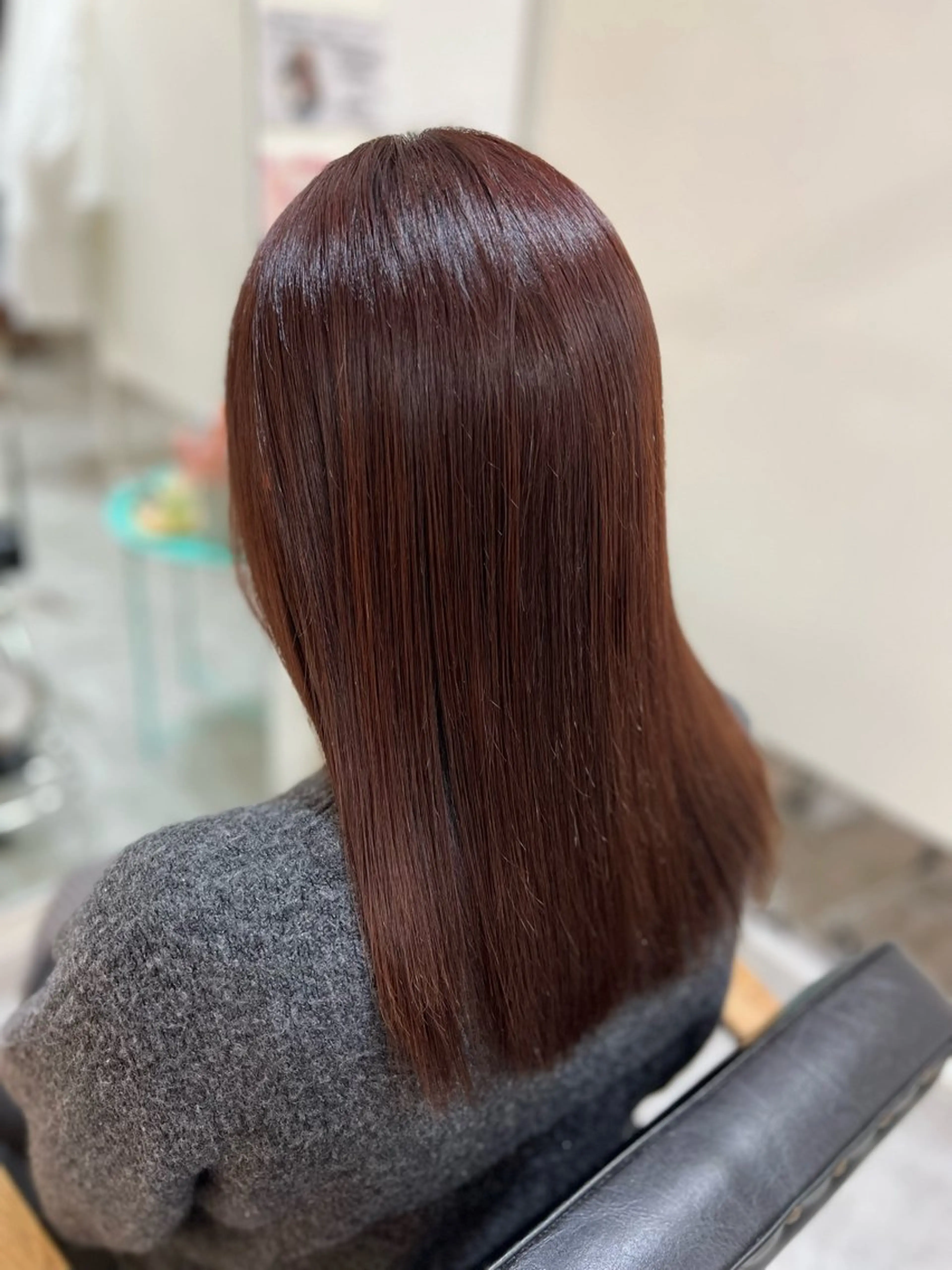 セミロング カラー ベージュカラー ピンクカラー ピンクベージュ 髪質改善/美髪カラー イシカワ ヒロトのヘアスタイル