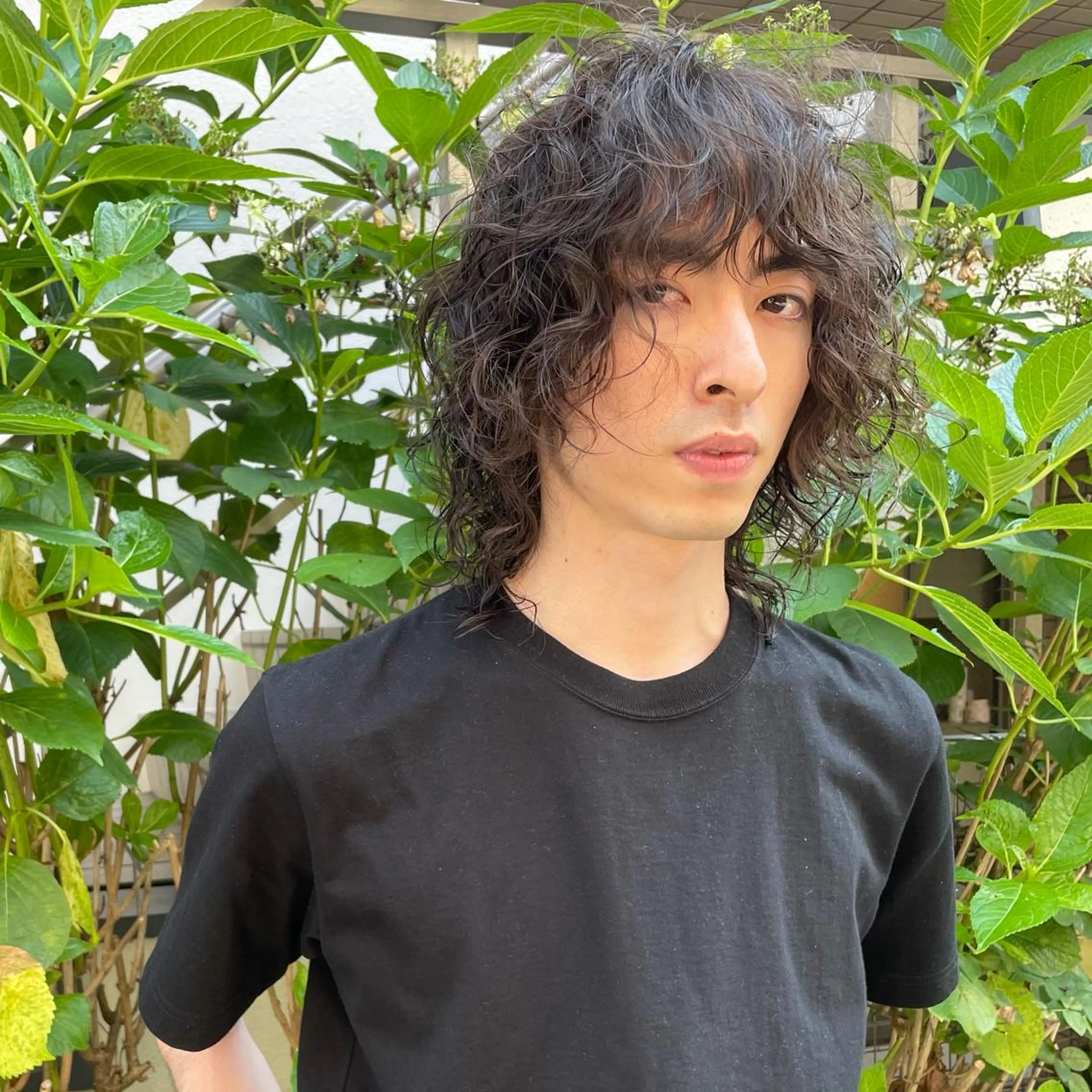 パーマ メンズ ショートボブ メンズブリーチ メンズデザインカット フェードカット メンズハイライト カット パーマ 🌈圧倒的デザイン パーマ　関和希のヘアスタイル