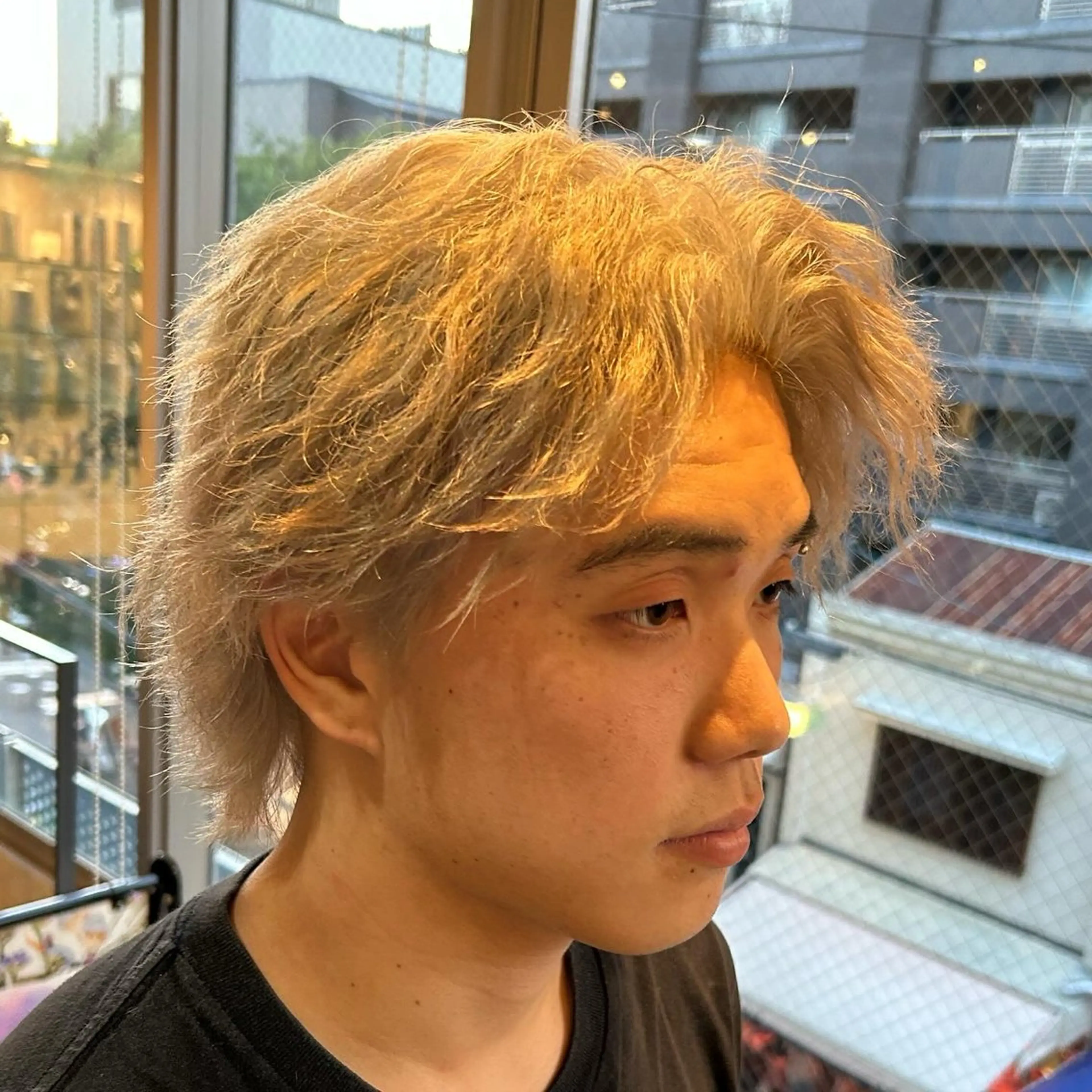 カラー メンズ yunosuke/艶 カラーw-salonのヘアスタイル