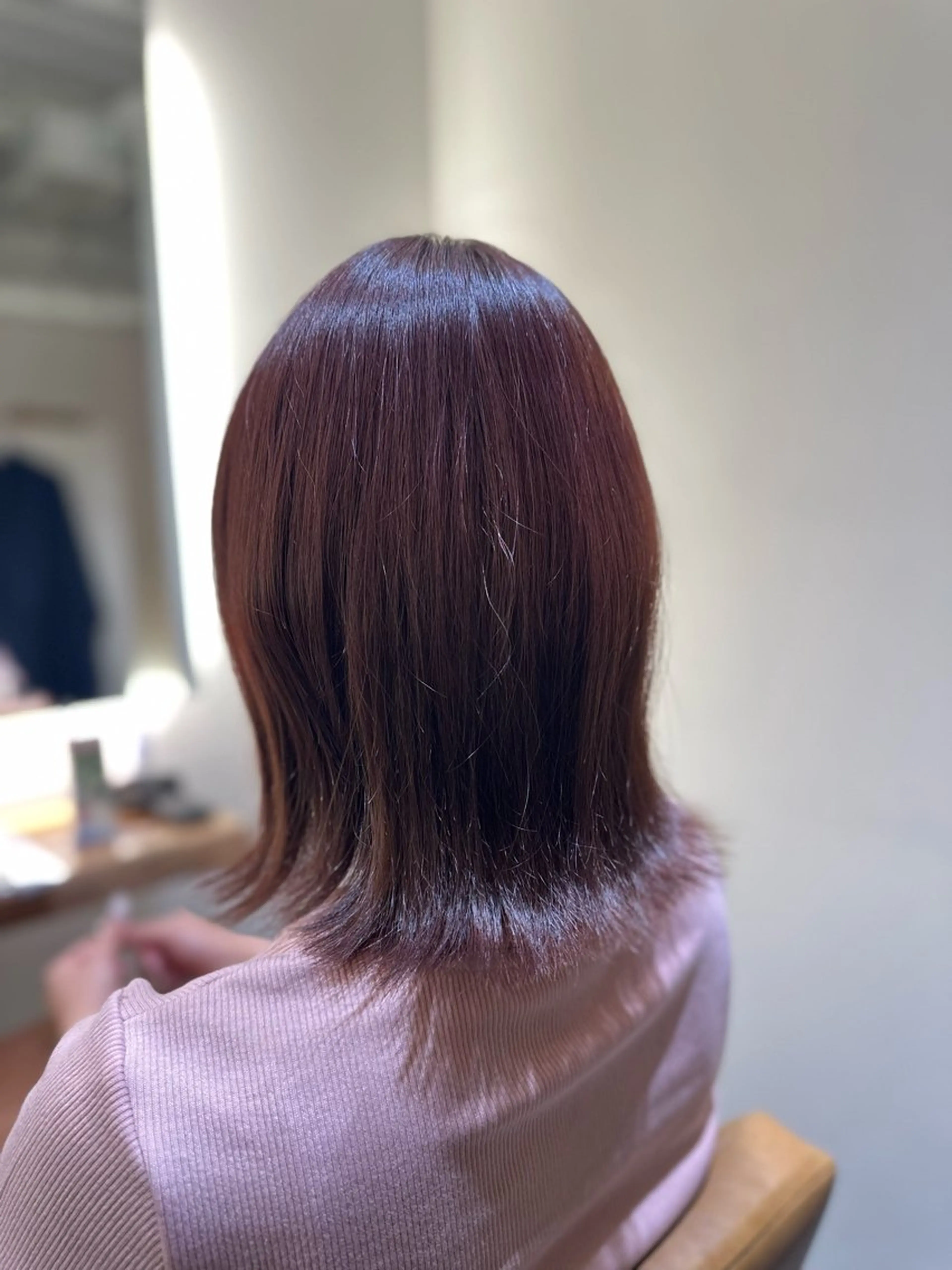 カラー ピンクカラー ヘアカラー 加賀美 幸乃のヘアスタイル