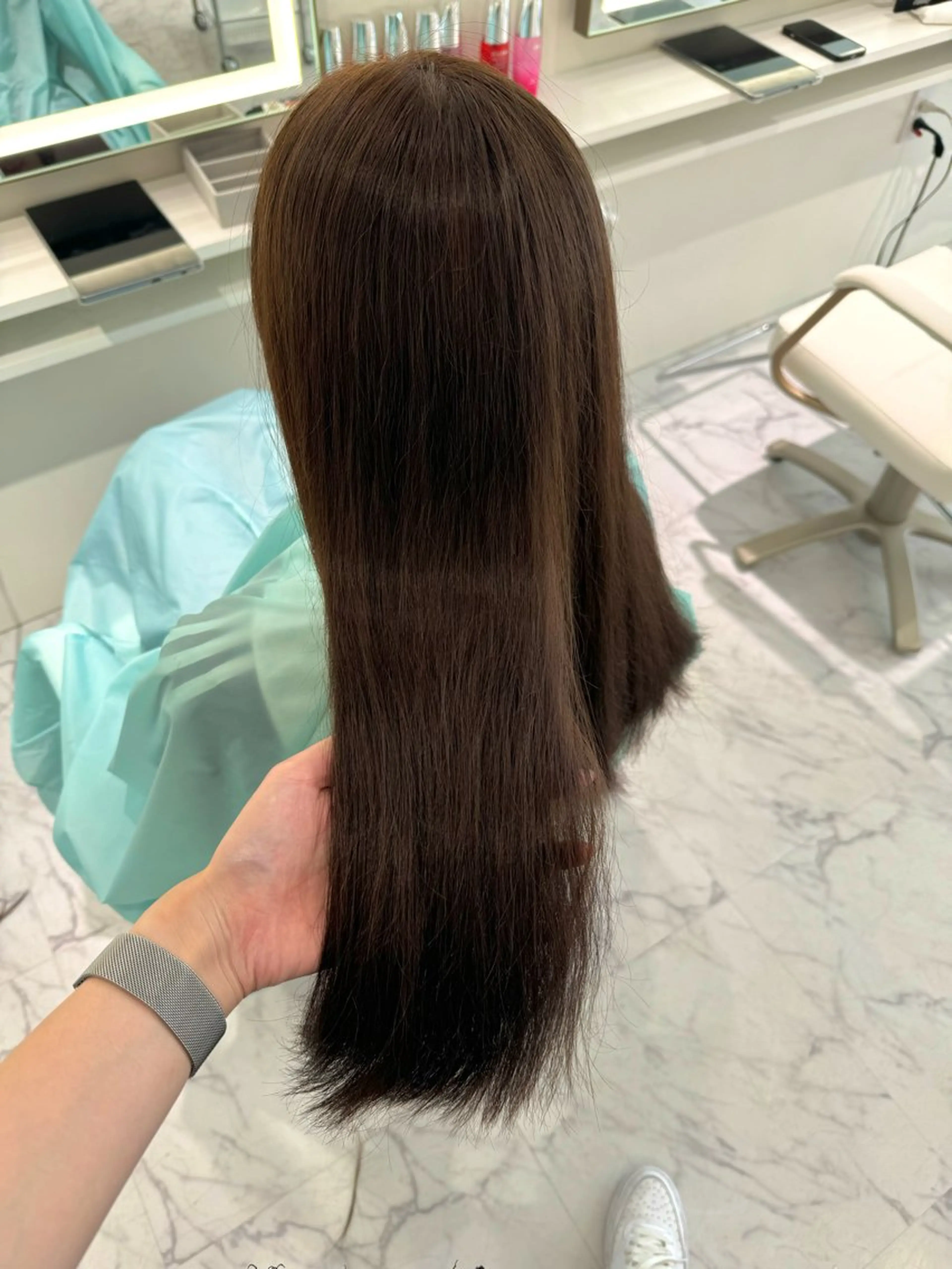 ロング カラー カット ヘアカラー ParveMix🍀 藤原愛未のヘアスタイル