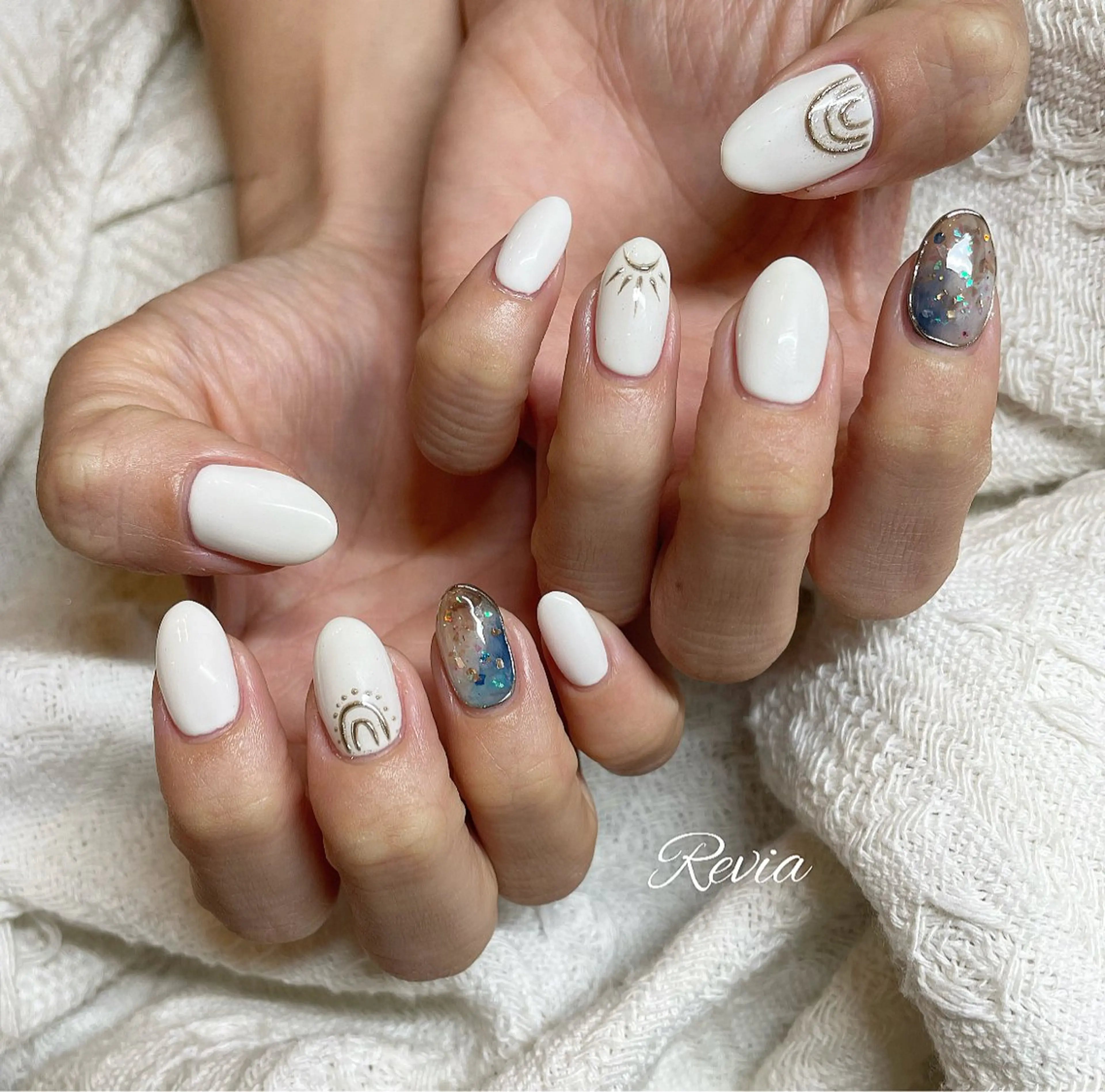 ネイル ハンドネイル revia所属・ERI Nailistのネイルデザイン