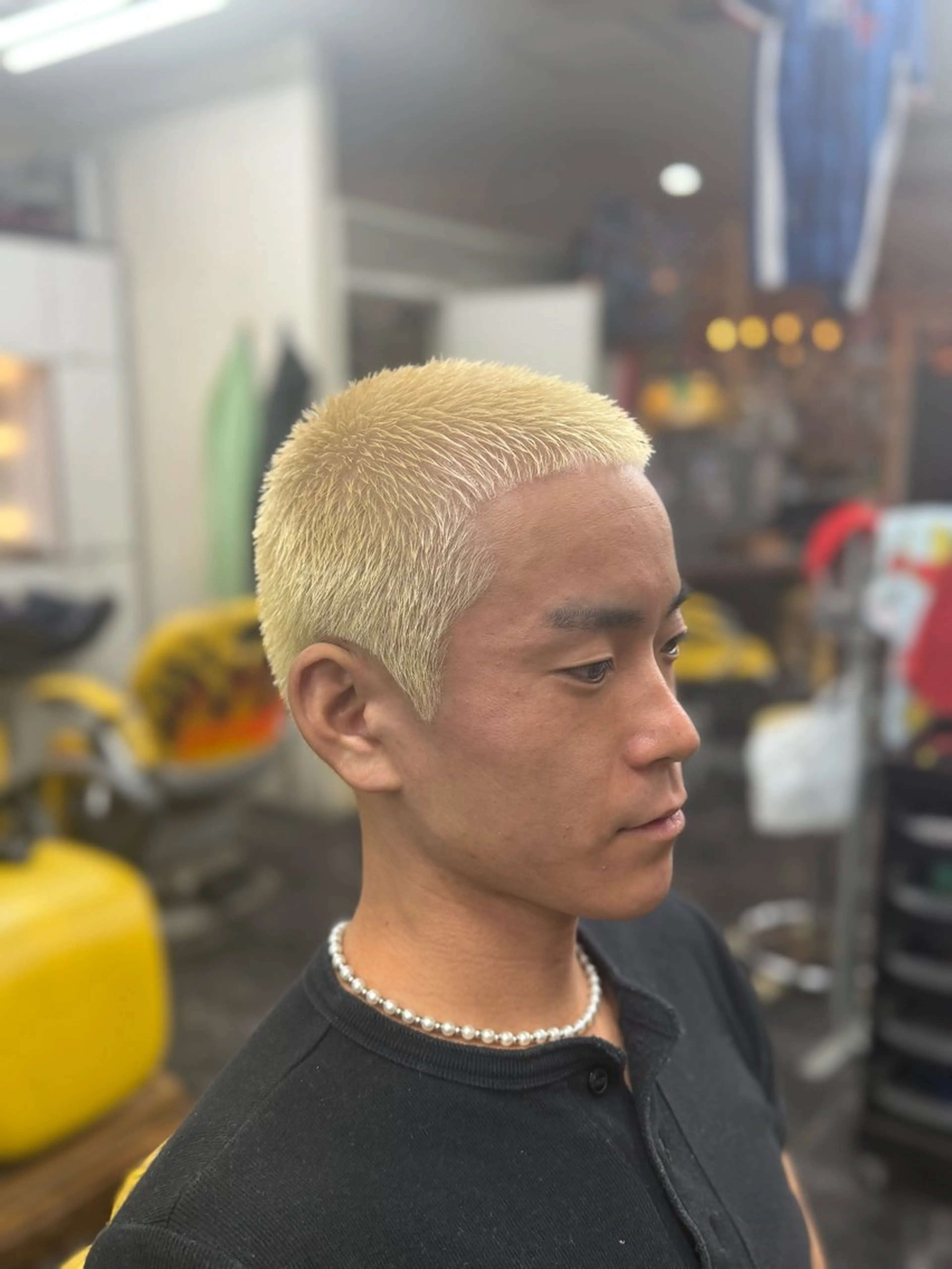 カラー ダブルカラー ヘアカラー SPINNER BARBEARIA所属・藤澤 蓮のヘアスタイル