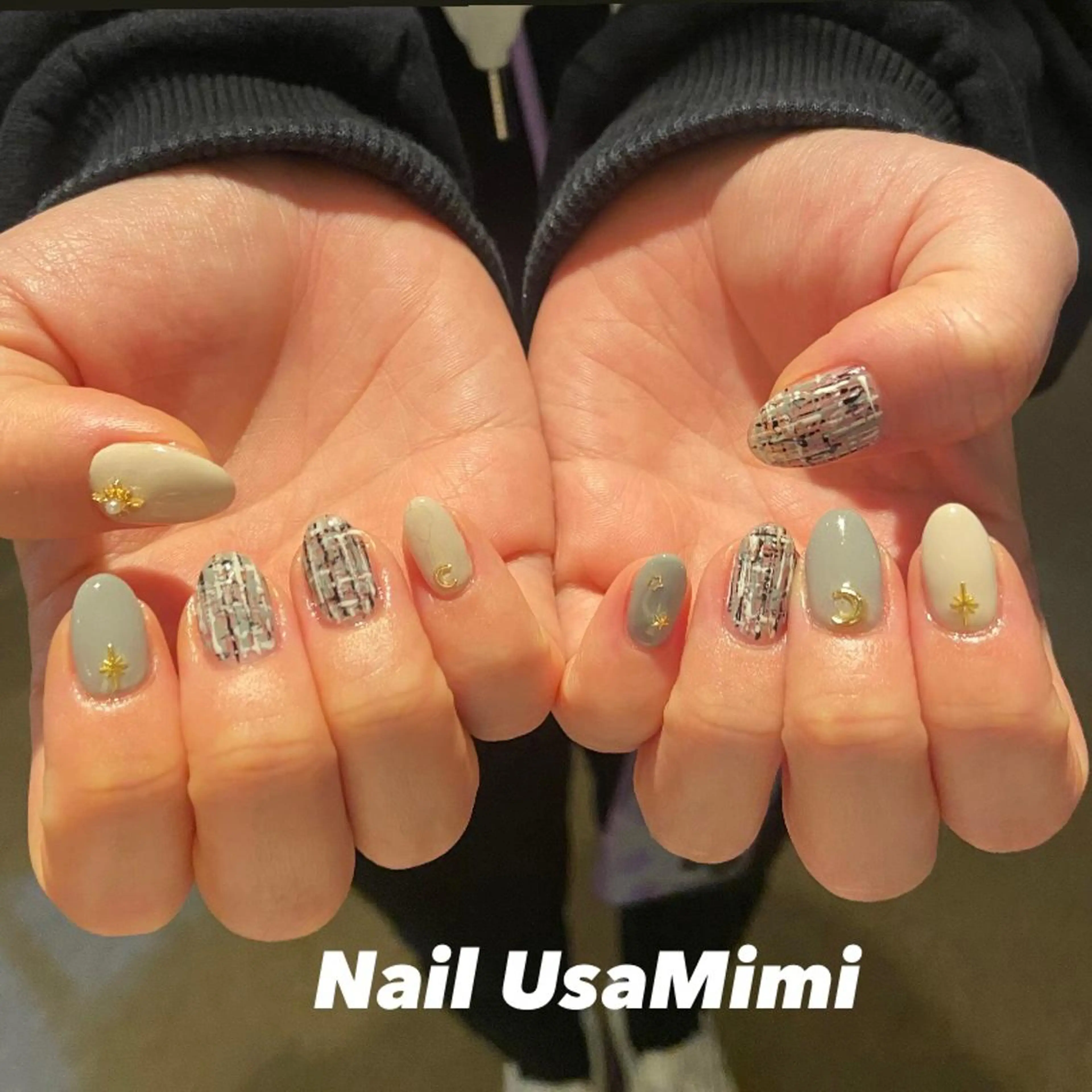 ネイル フットネイル ジェルネイル マグネットネイル 持ち込み ニュアンスネイル 本町ネイルNail UsaMimiのネイルデザイン