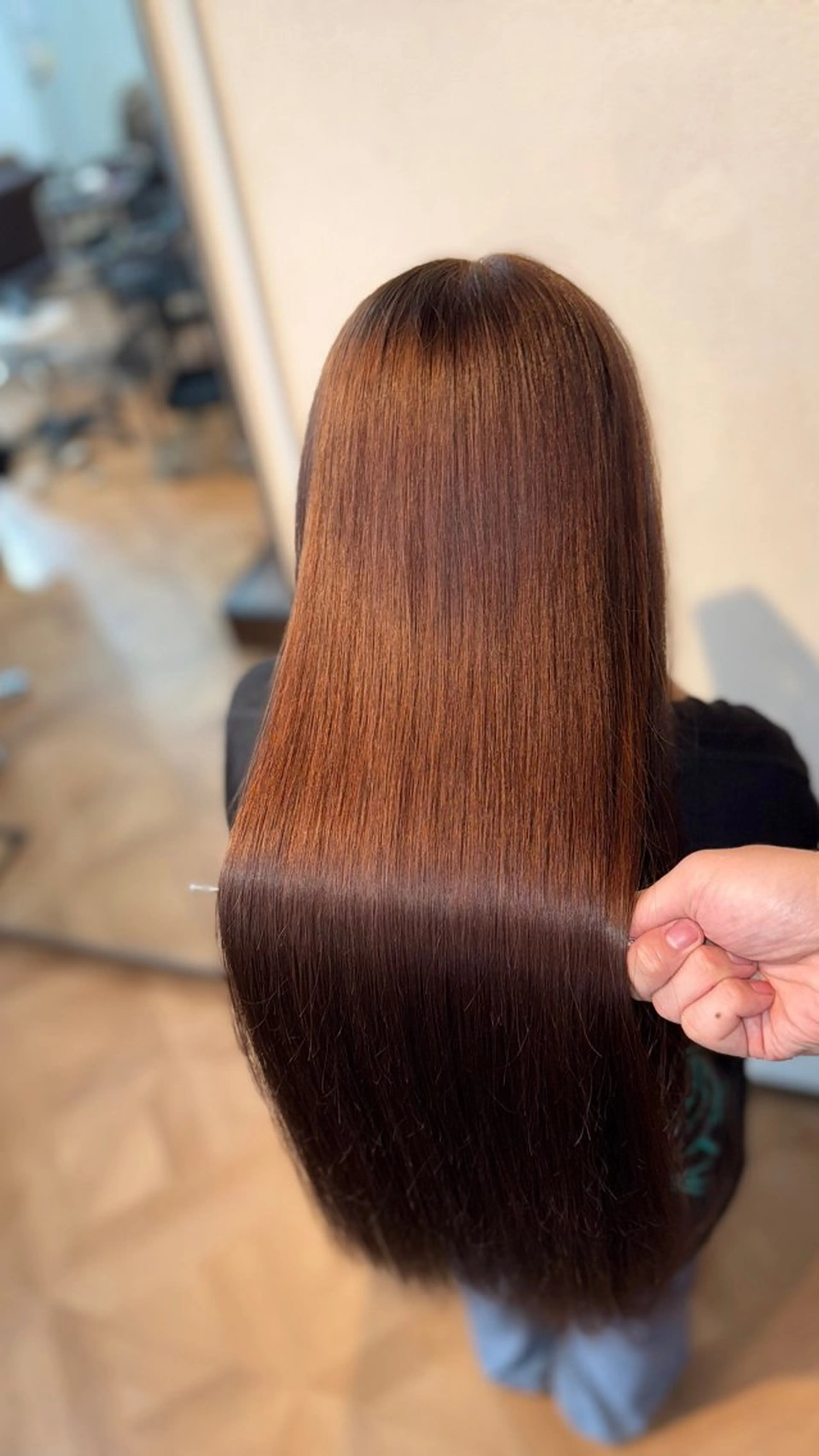 ロング ロング ヘアカラー トリートメント 髪質改善 晟之介のヘアスタイル
