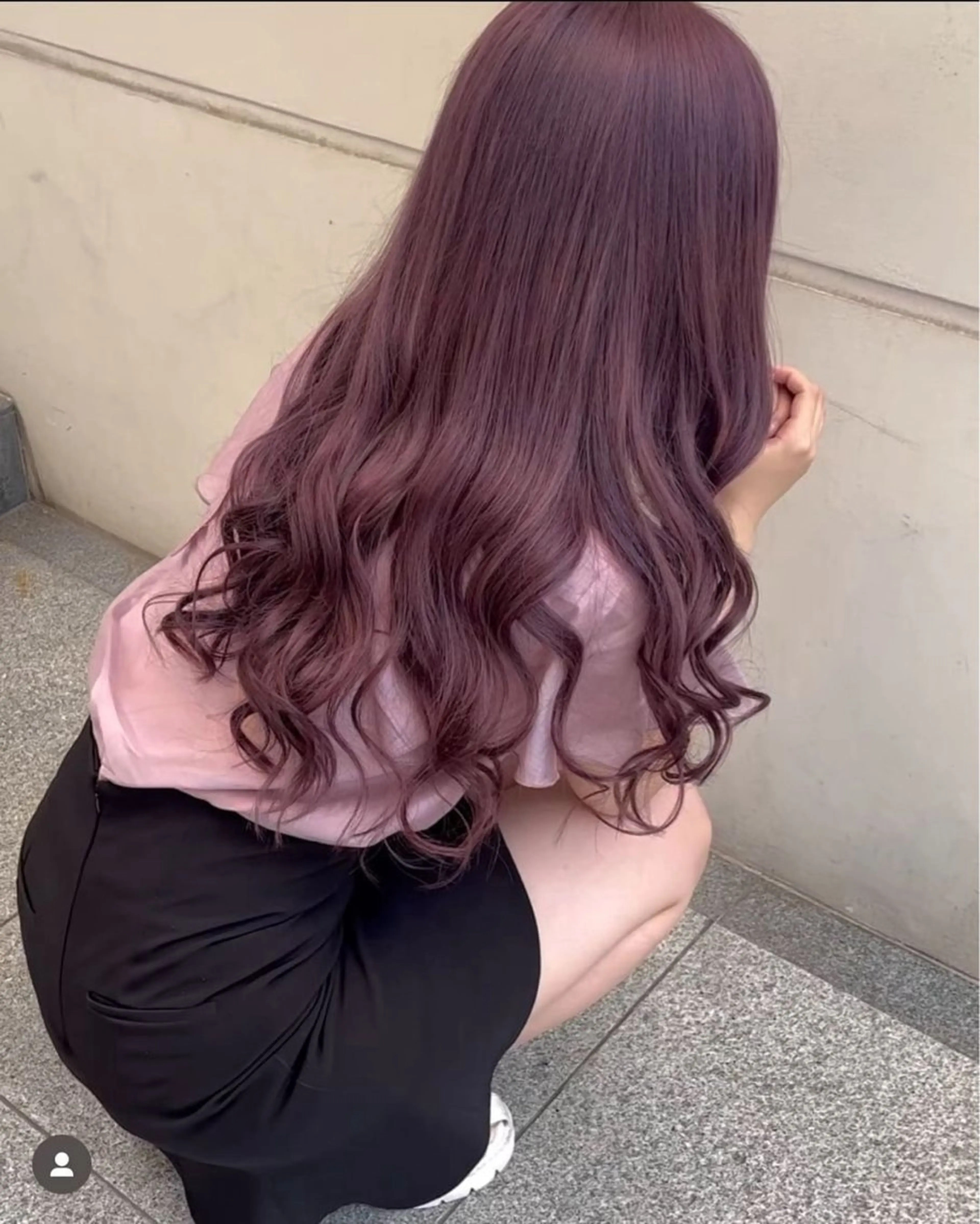 ロング カラー kazuki /韓国 juicyな暖色🍑のヘアスタイル