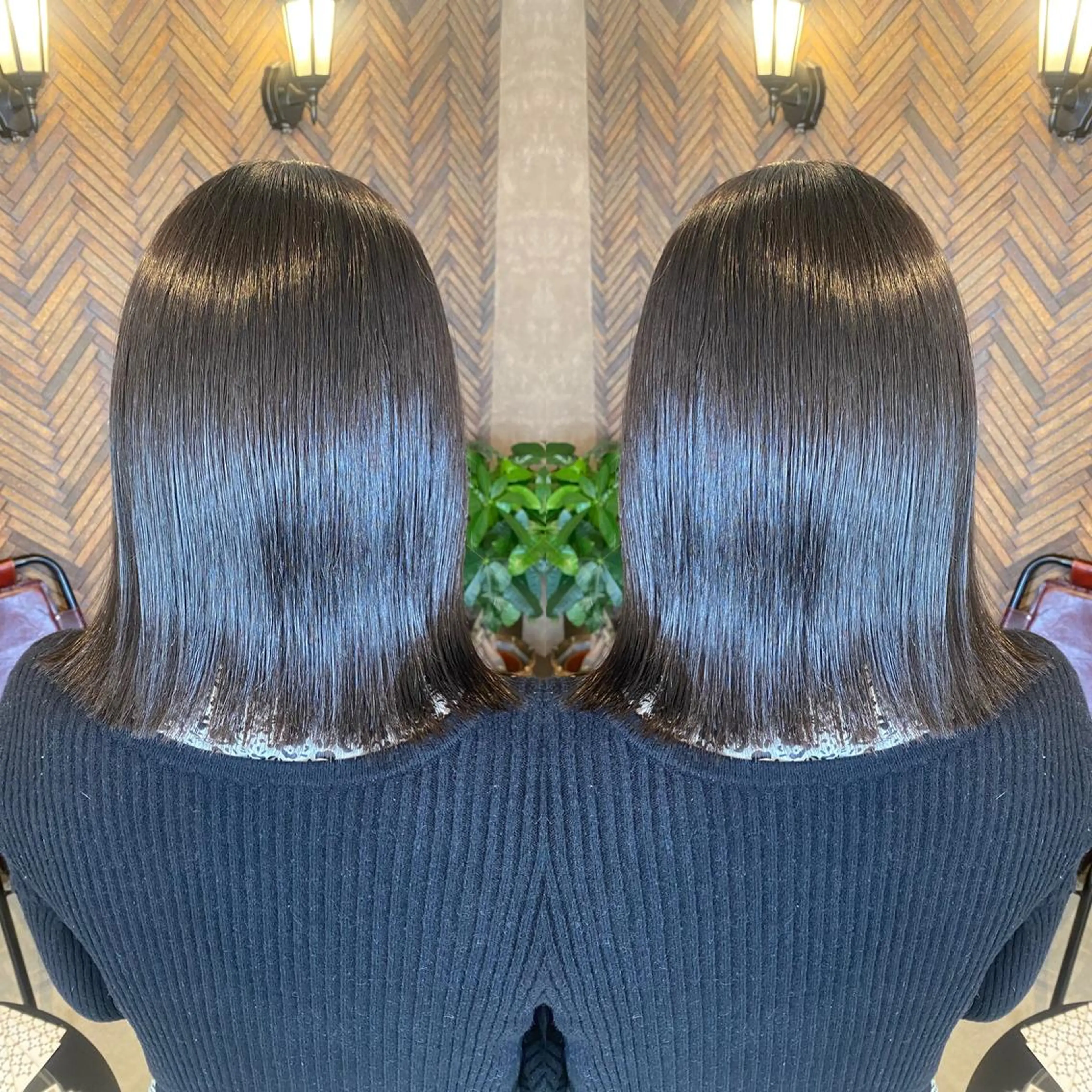 ミディアム カラー カット トリートメント tocca 💜石田愛結💜のヘアスタイル