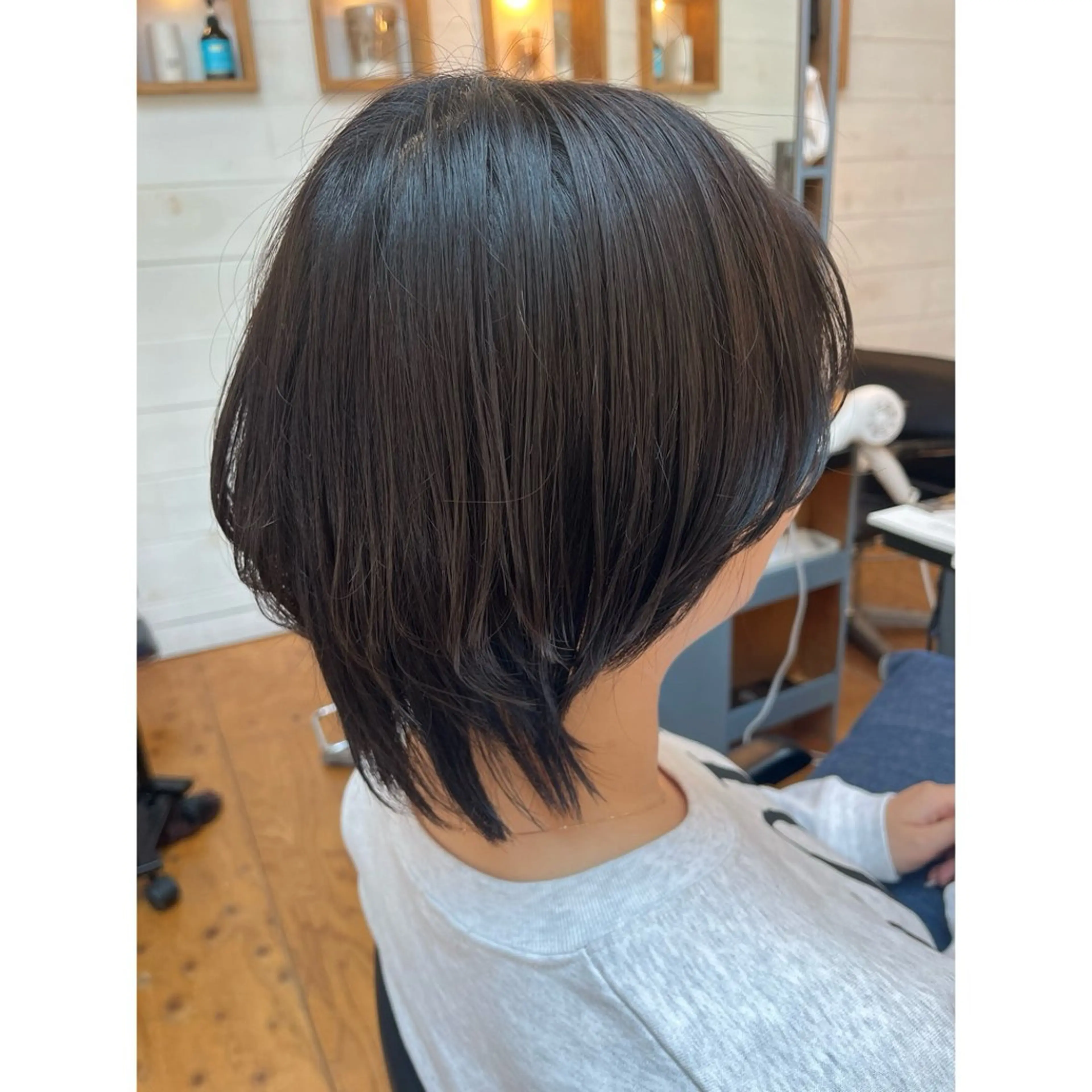 ショート カラー ショートヘア ウルフカット カット ヘアカラー トリートメント Lagom なかだのヘアスタイル