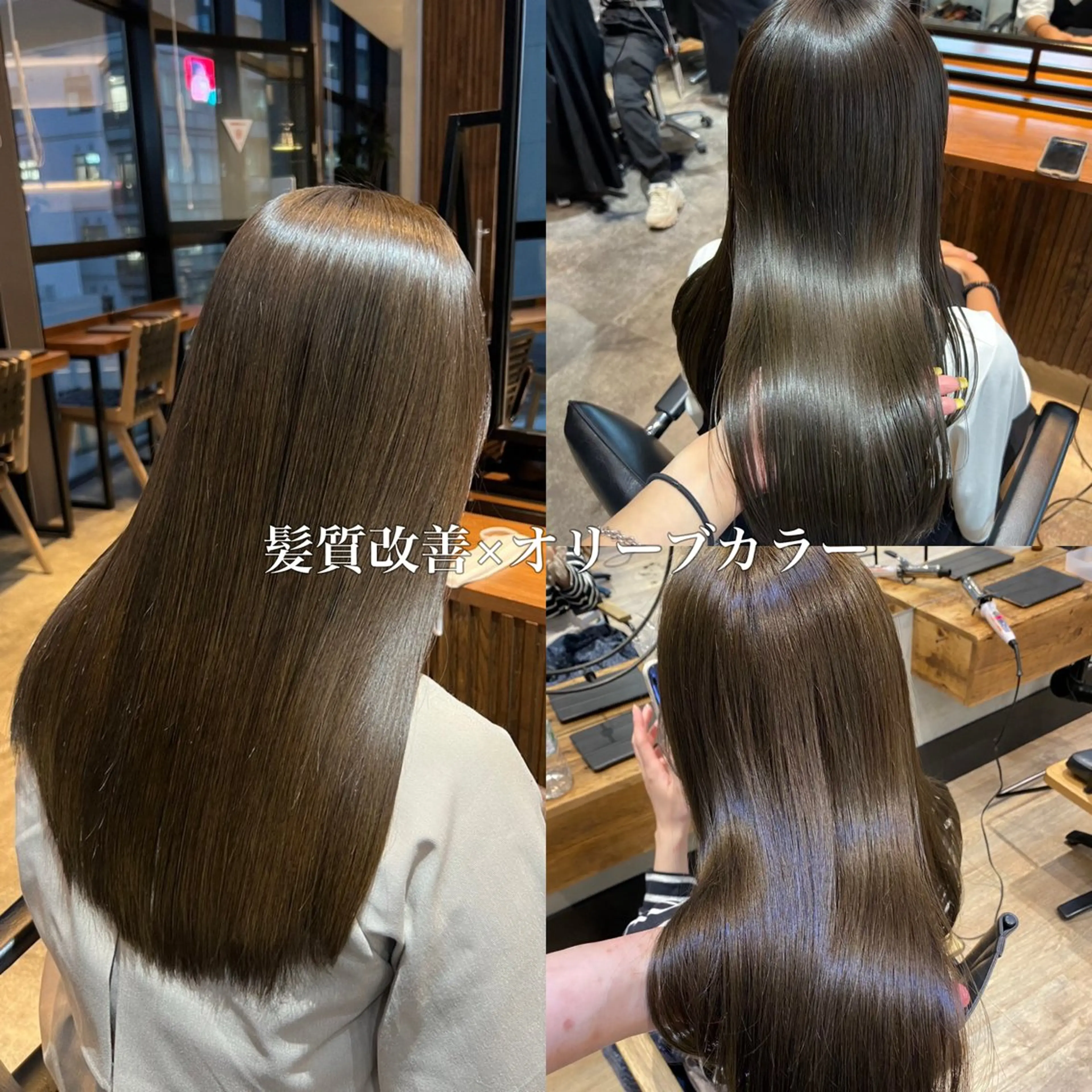 ミディアム カラー カット ヘアカラー トリートメント 渋谷/レイヤーボブ・ 韓国ボブ特化/楓のヘアスタイル