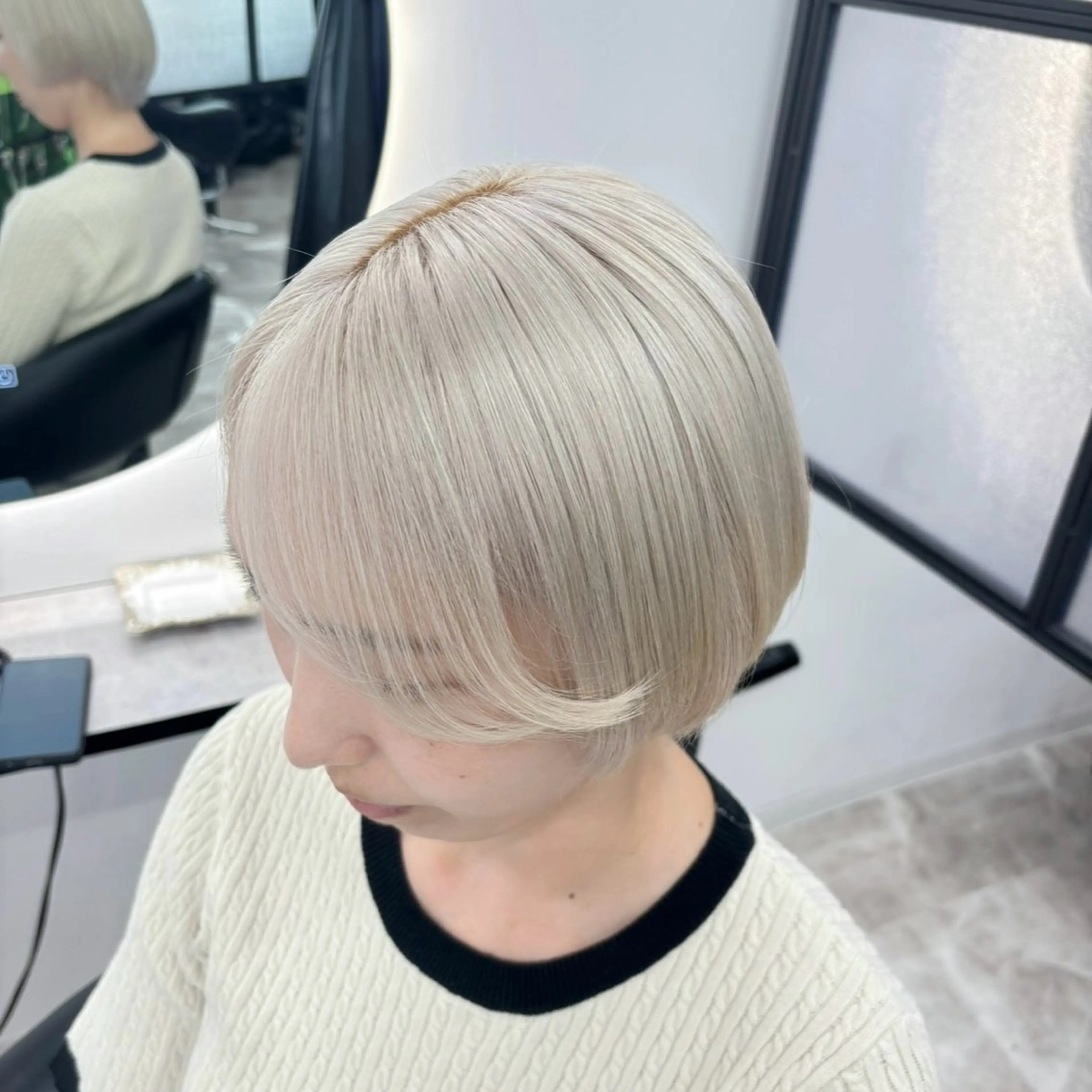 『肩上までの長さ限定‼️』ケアブリーチ2回➕全体ワンカラーの写真