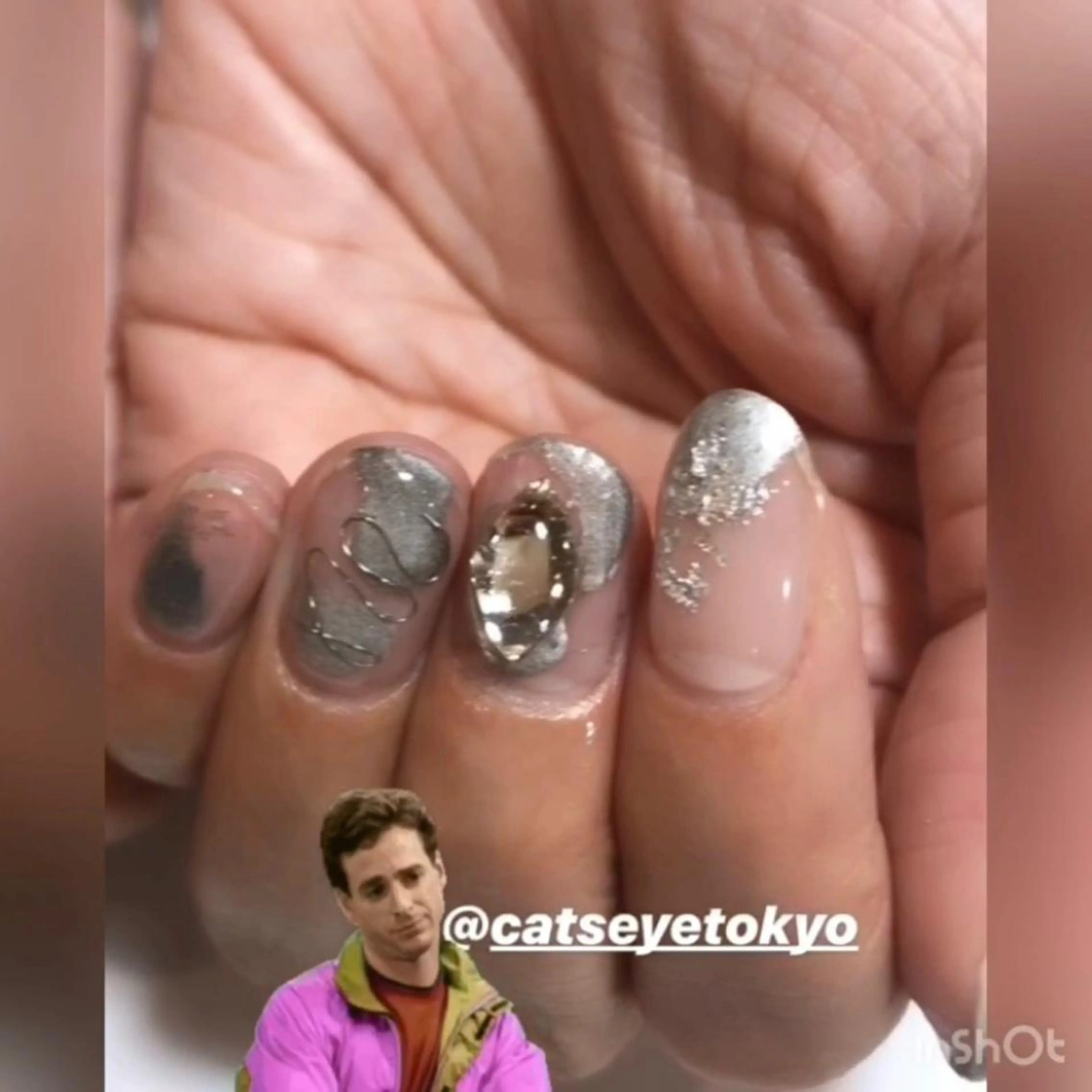 ネイル ハンドネイル キャッツアイ西荻窪店 yasuoのネイルデザイン