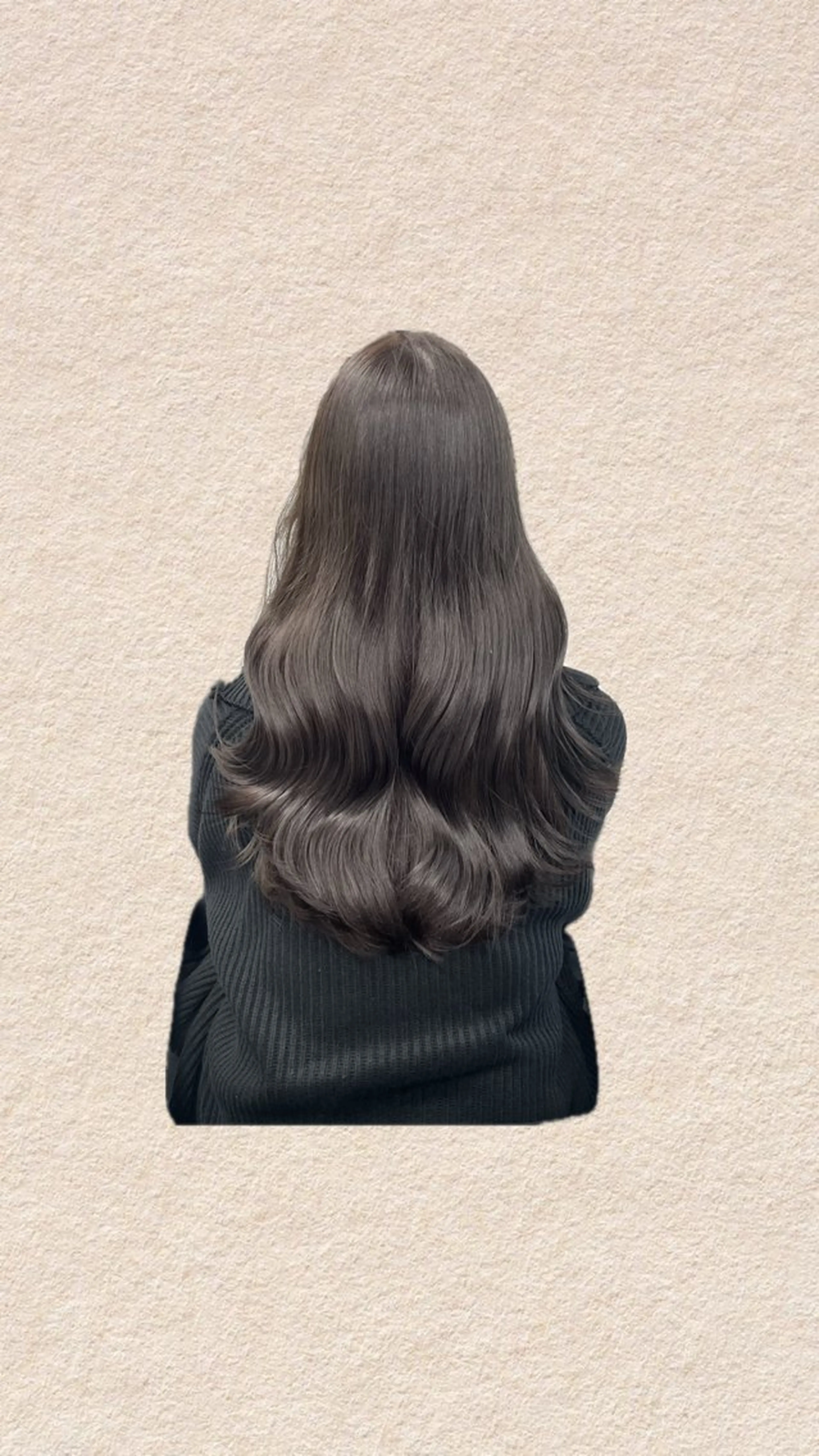 セミロング カラー ヘアカラー トリートメント ヘッドスパ nana【艶髪】/ 顔まわり/縮毛矯正のヘアスタイル