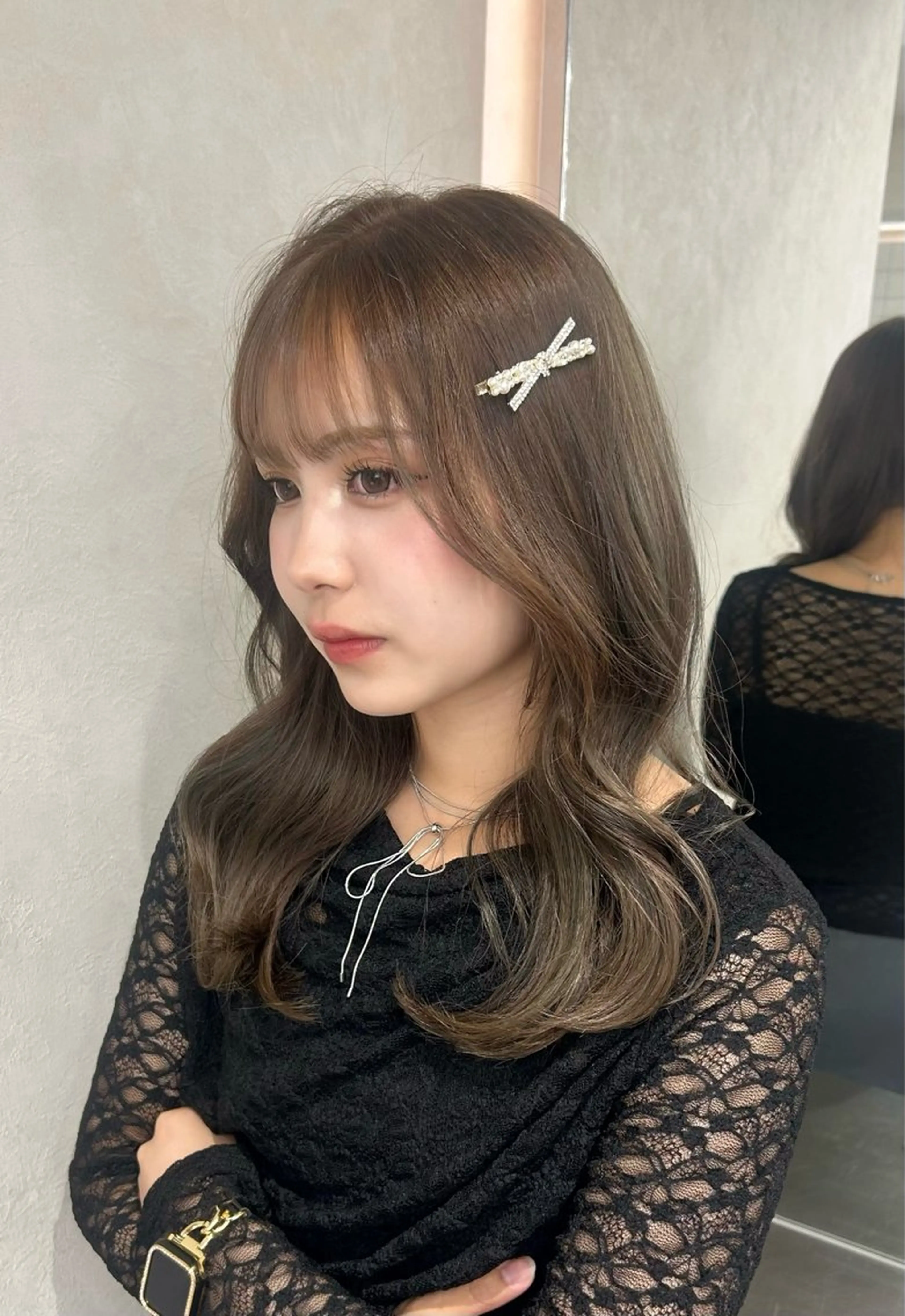 ミディアム カラー あ い か 🎀 天神美容師のヘアスタイル