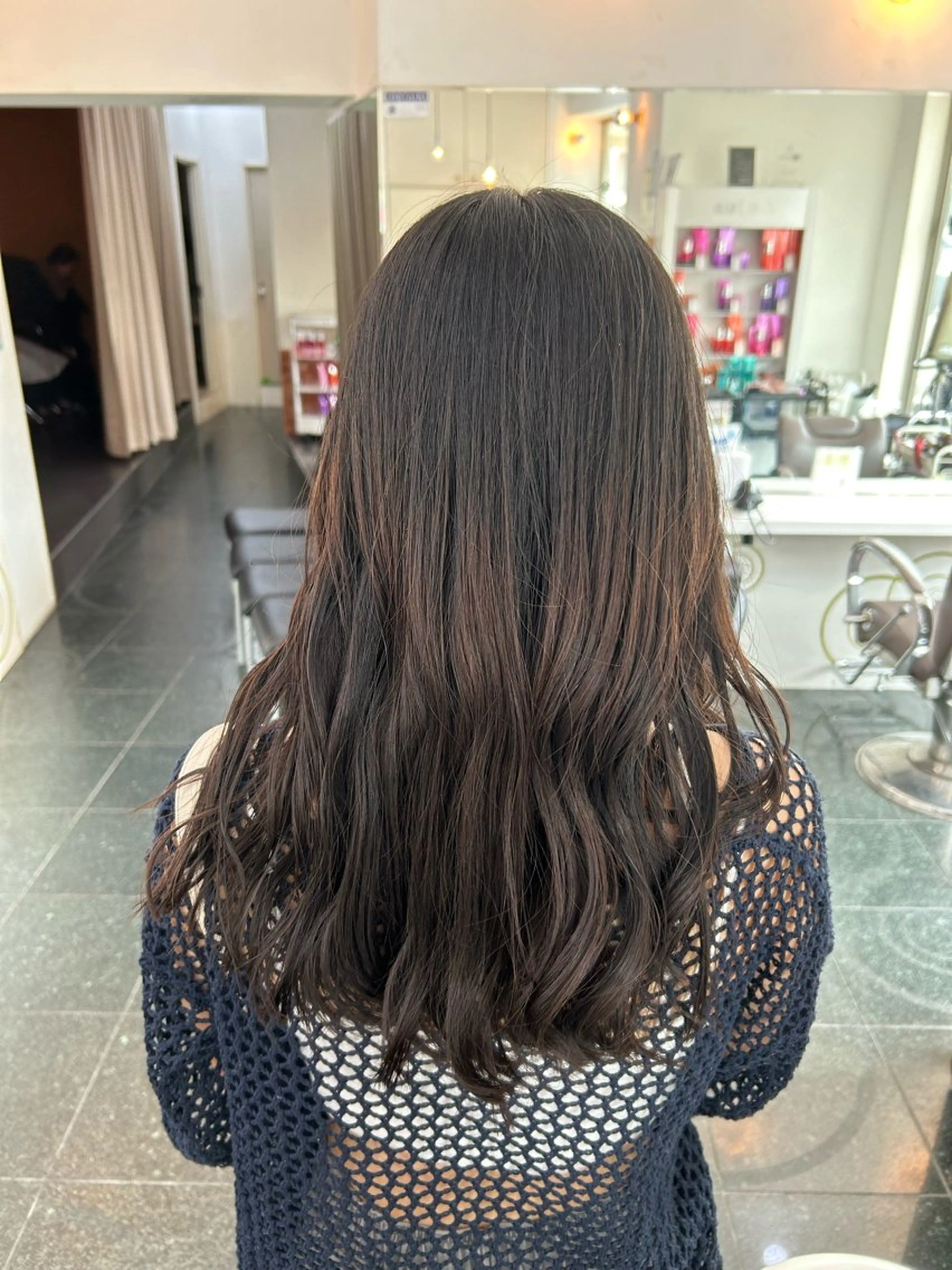ロング カット 髪質改善⭐️縮毛 🫧内藤紅葉のヘアスタイル