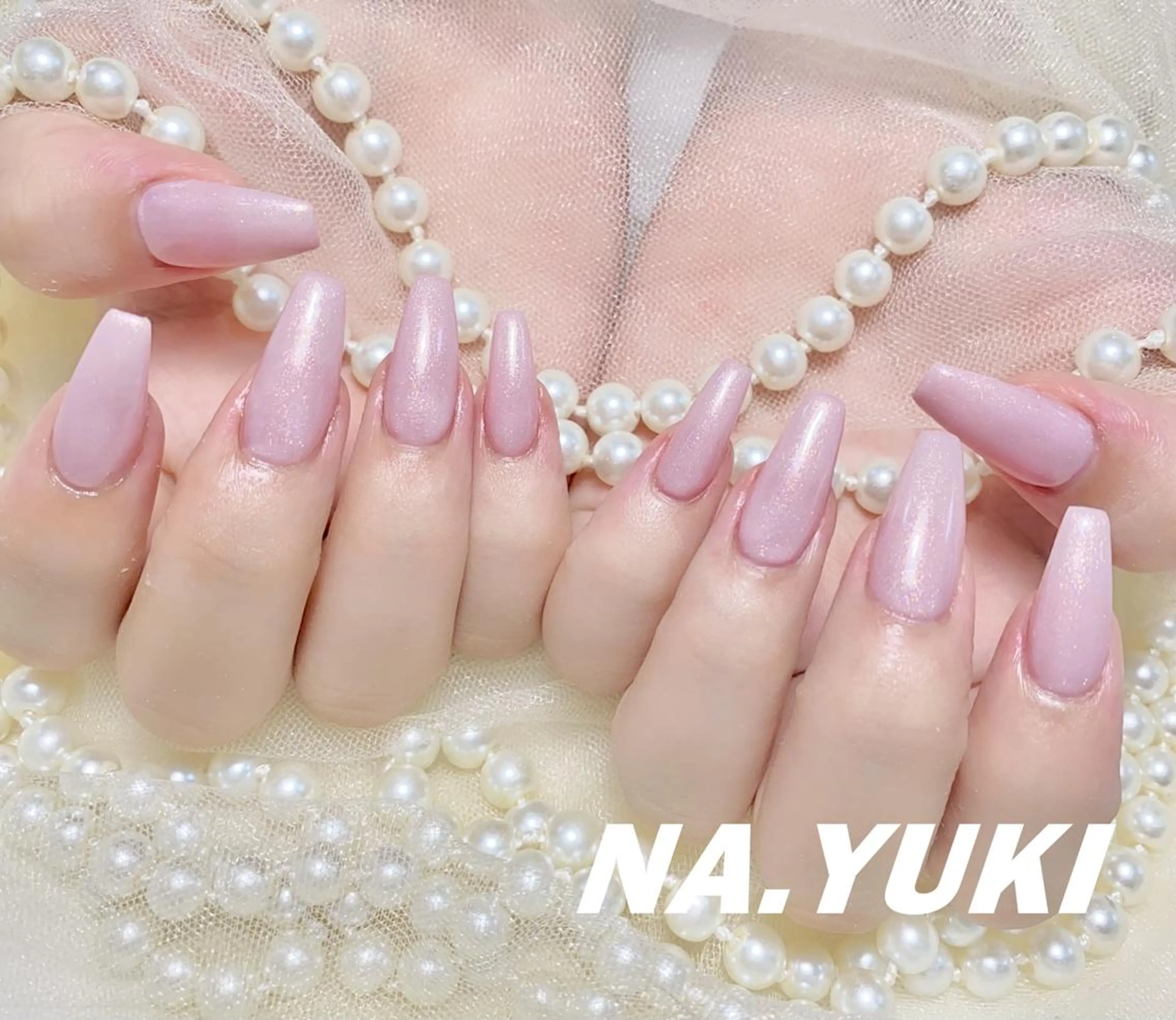 ネイル ハンドネイル ハンドケア 🌷 Mooning 🌷のネイルデザイン