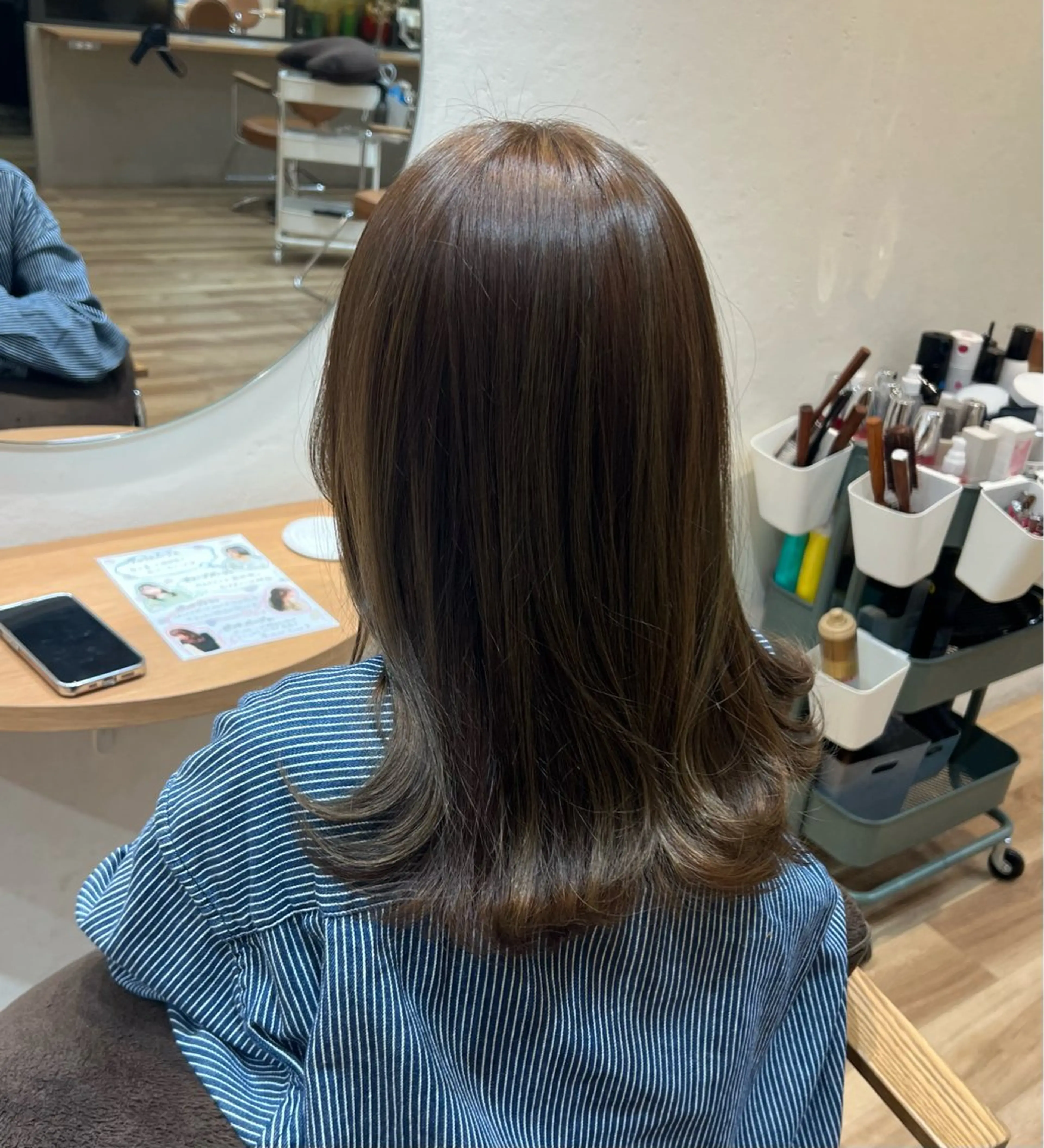 カット＋ブリーチなしファッションカラーの写真