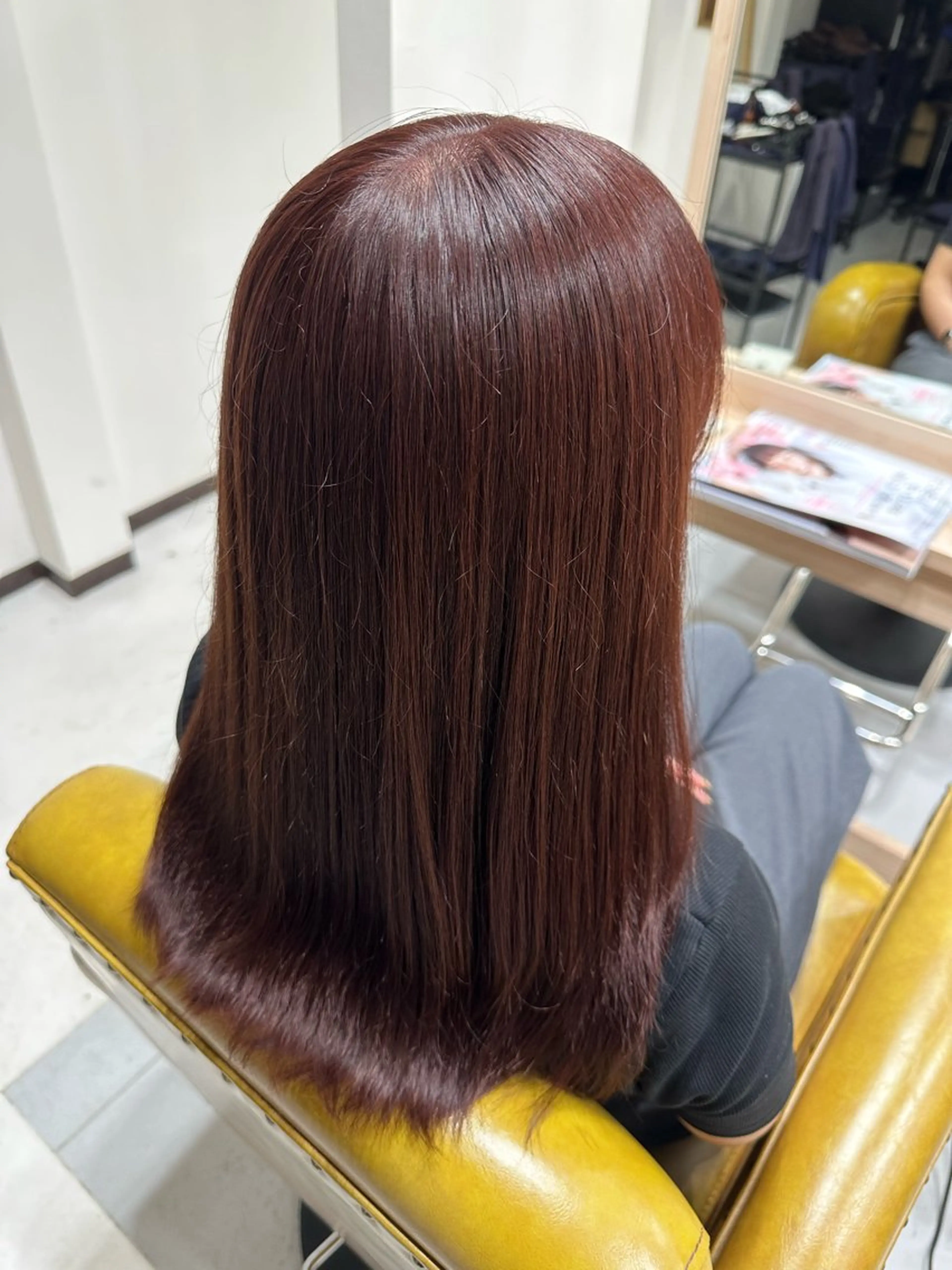 セミロング ヘアカラー トリートメント JILL by charme所属・小山/透明感カラー/ レイヤー/中茎涼太のヘアスタイル