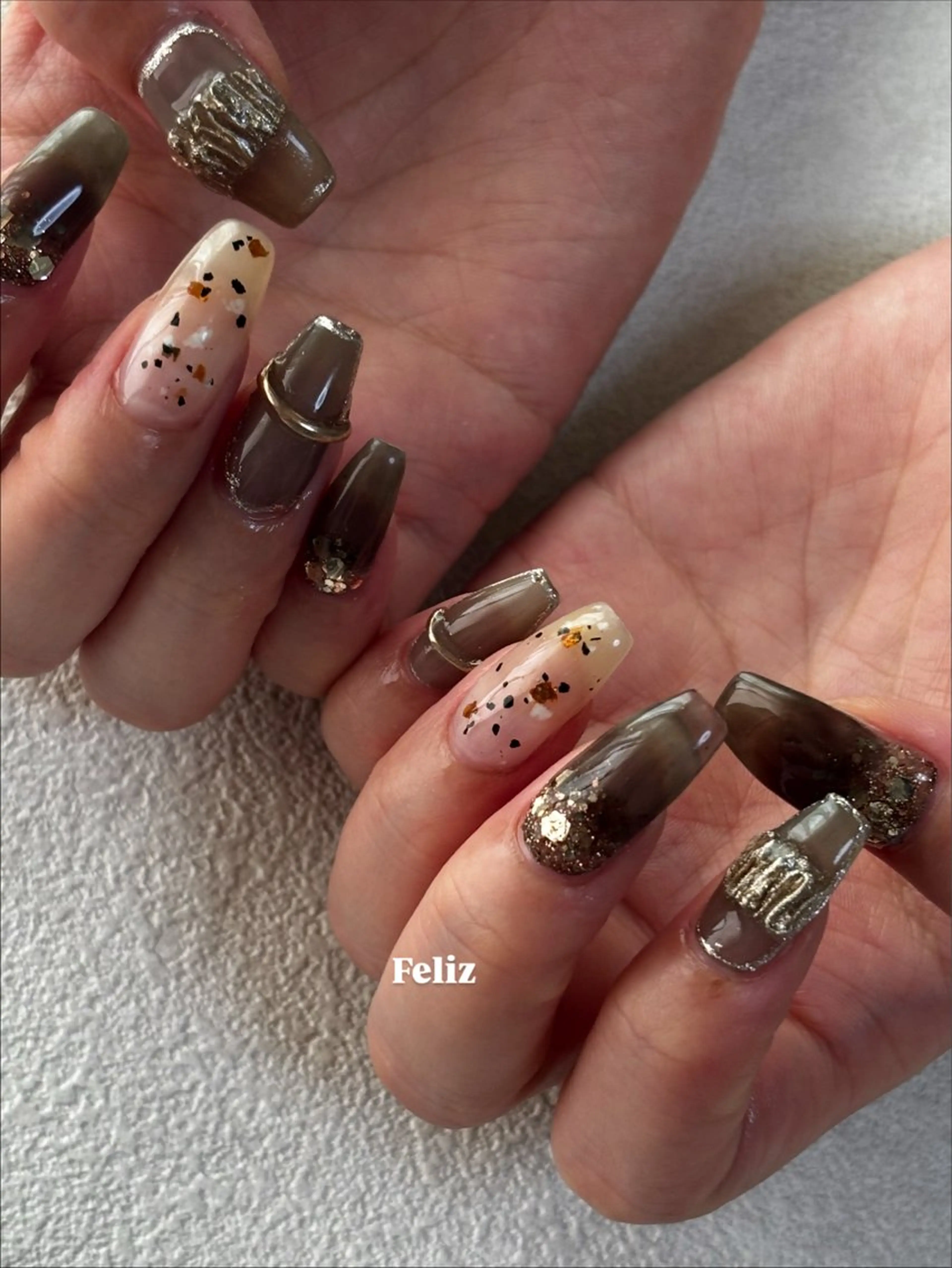 ネイル ハンドネイル ハンドケア Feliz所属・Feliz 楽しいネイルサロンのネイルデザイン