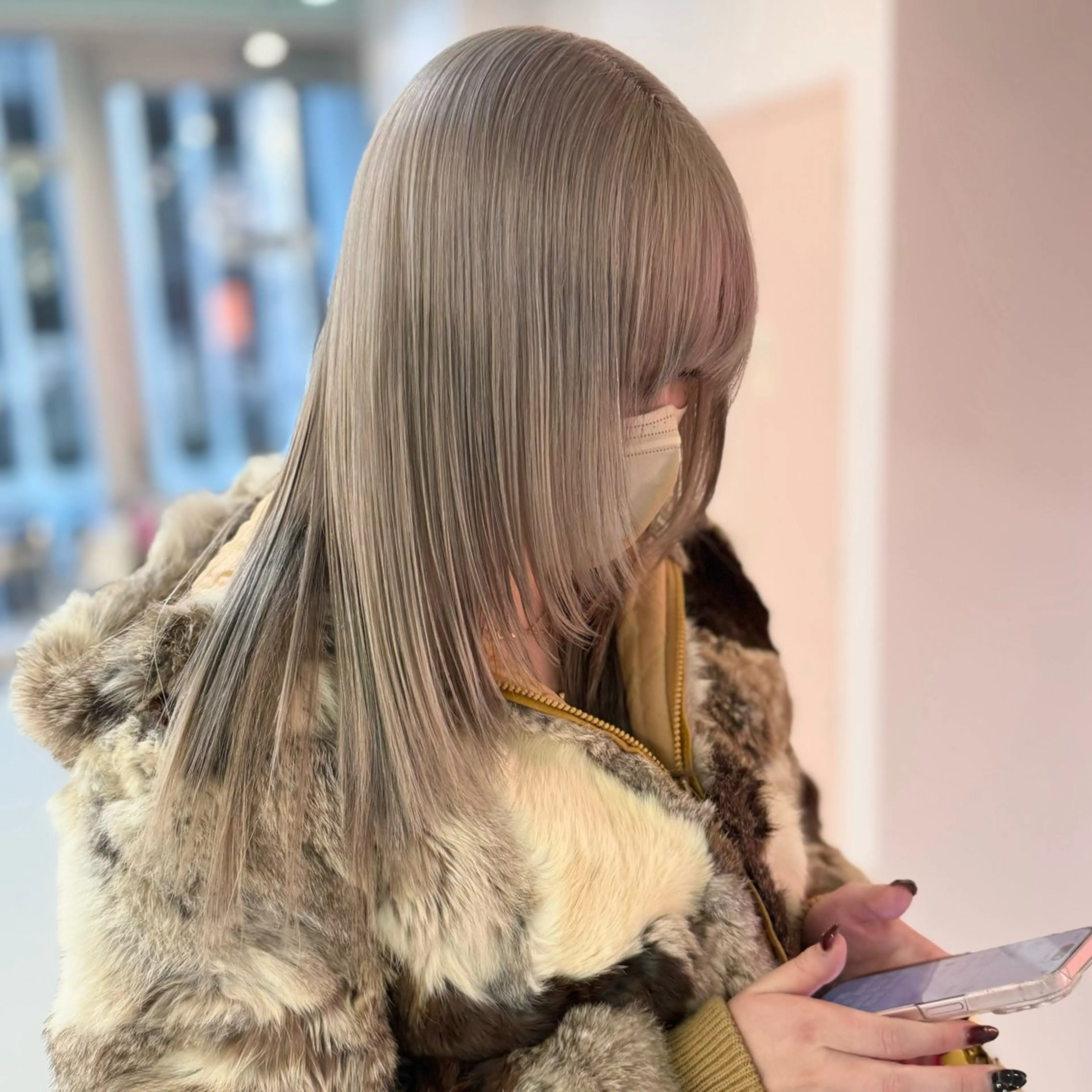 ロング カラー 上品うるツヤ韓国ヘア 🤍Hanaのヘアスタイル