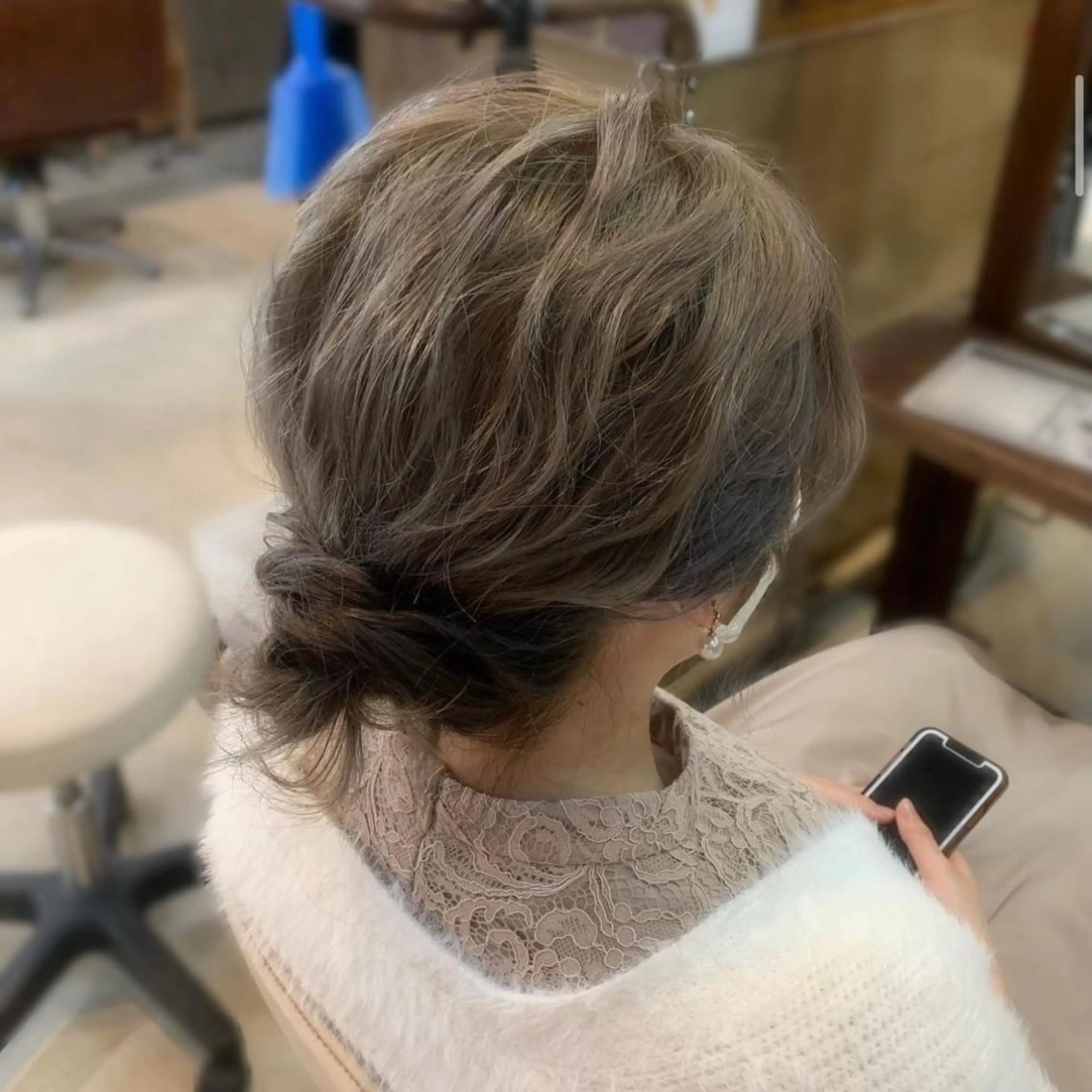 ミディアム ヘアアレンジ ヘアセット Hair Atelier P's 【ピース】所属・Kaori / P’s 渋谷のヘアスタイル