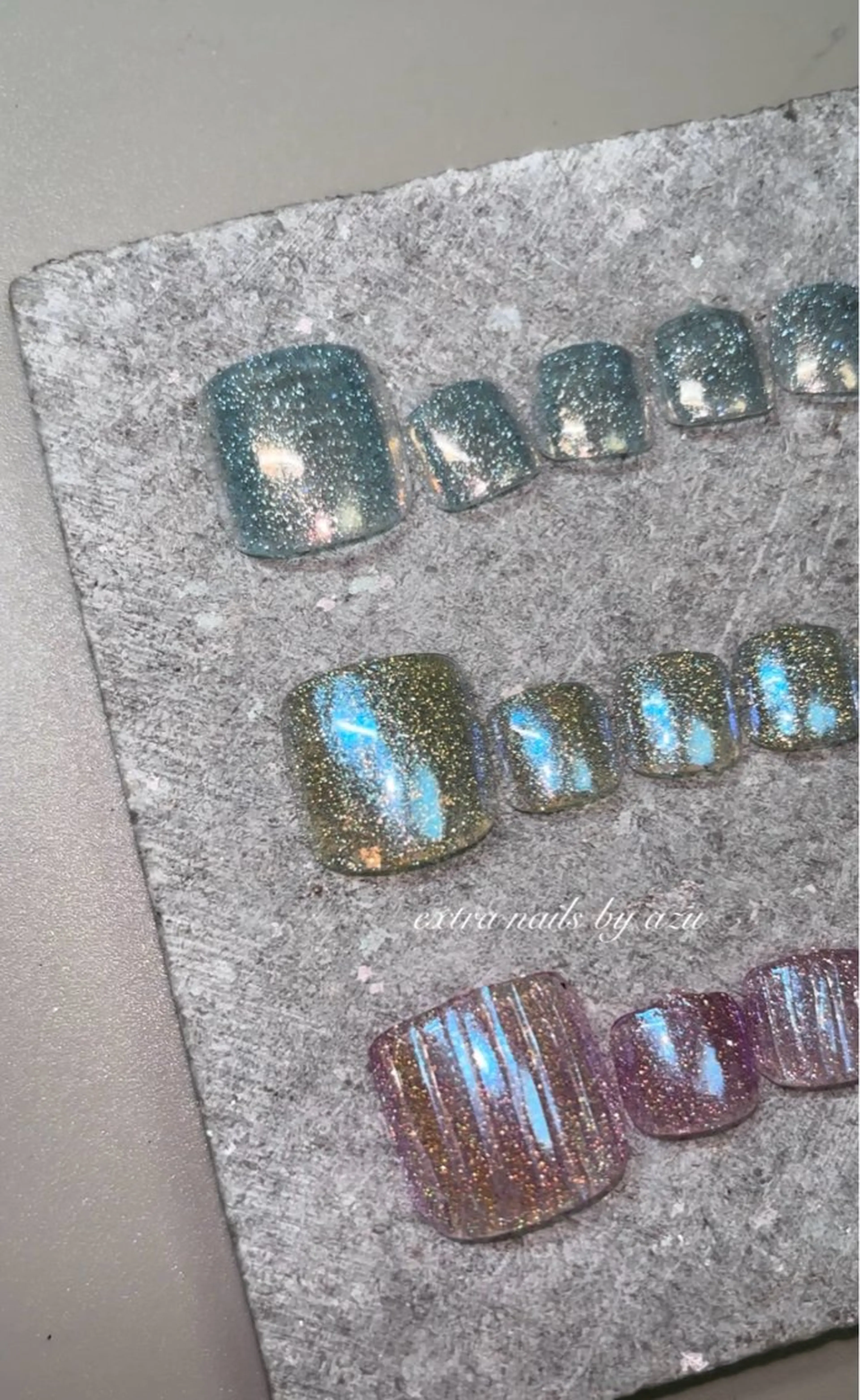 ネイル ぷっくりネイル フットネイル extranails ／lemellaのネイルデザイン