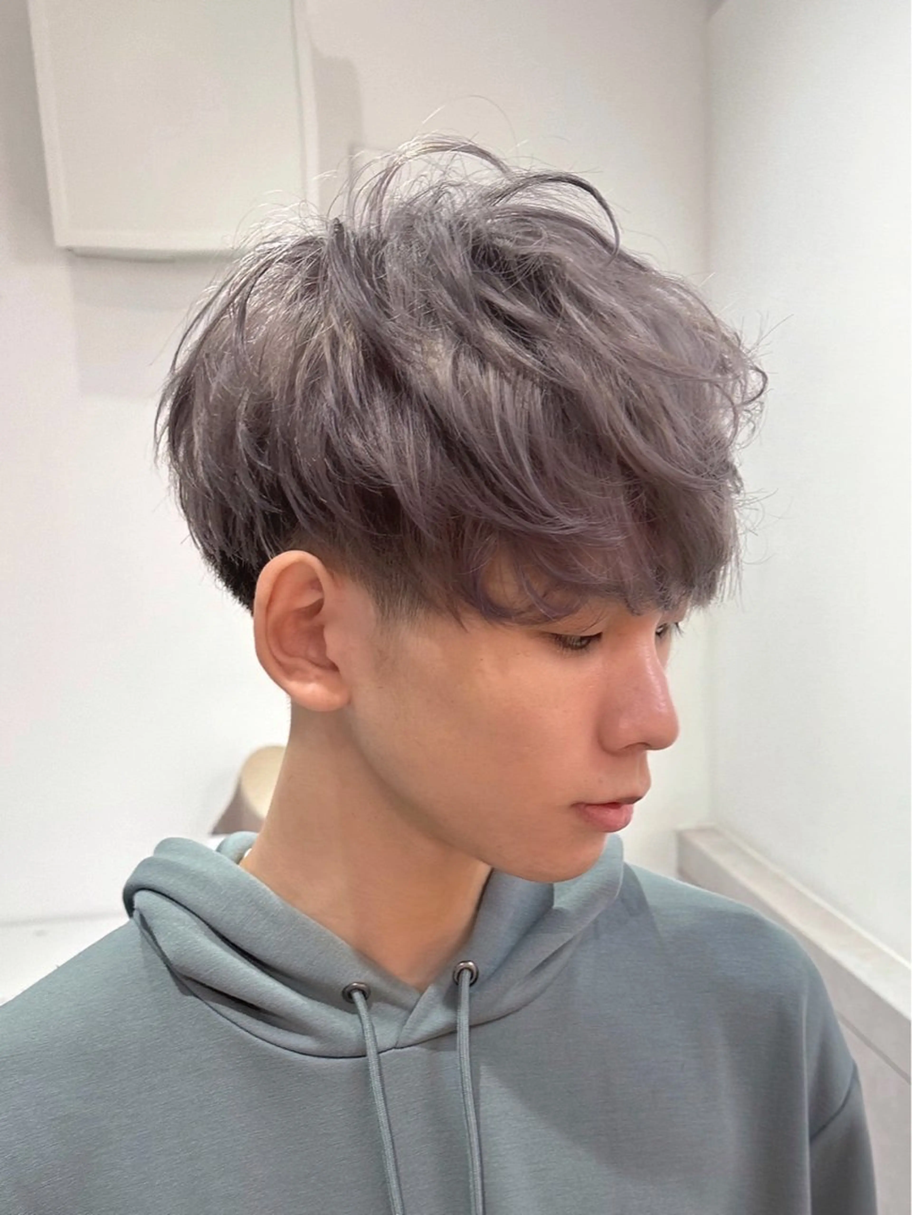 カラー メンズ 濱口 健慎のヘアスタイル