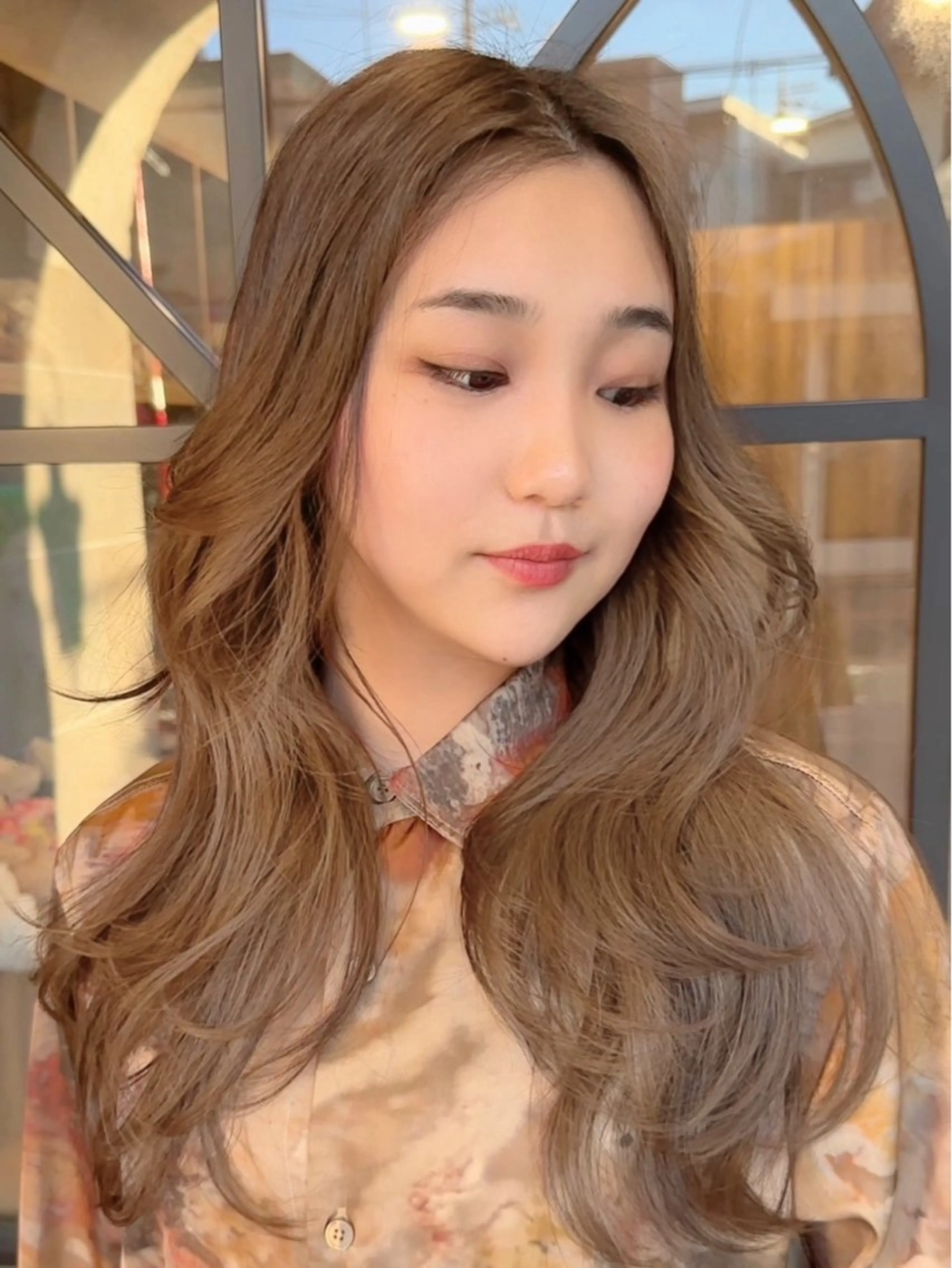 ロング カラー teddy（テディ）所属・村瀬 茜のヘアスタイル