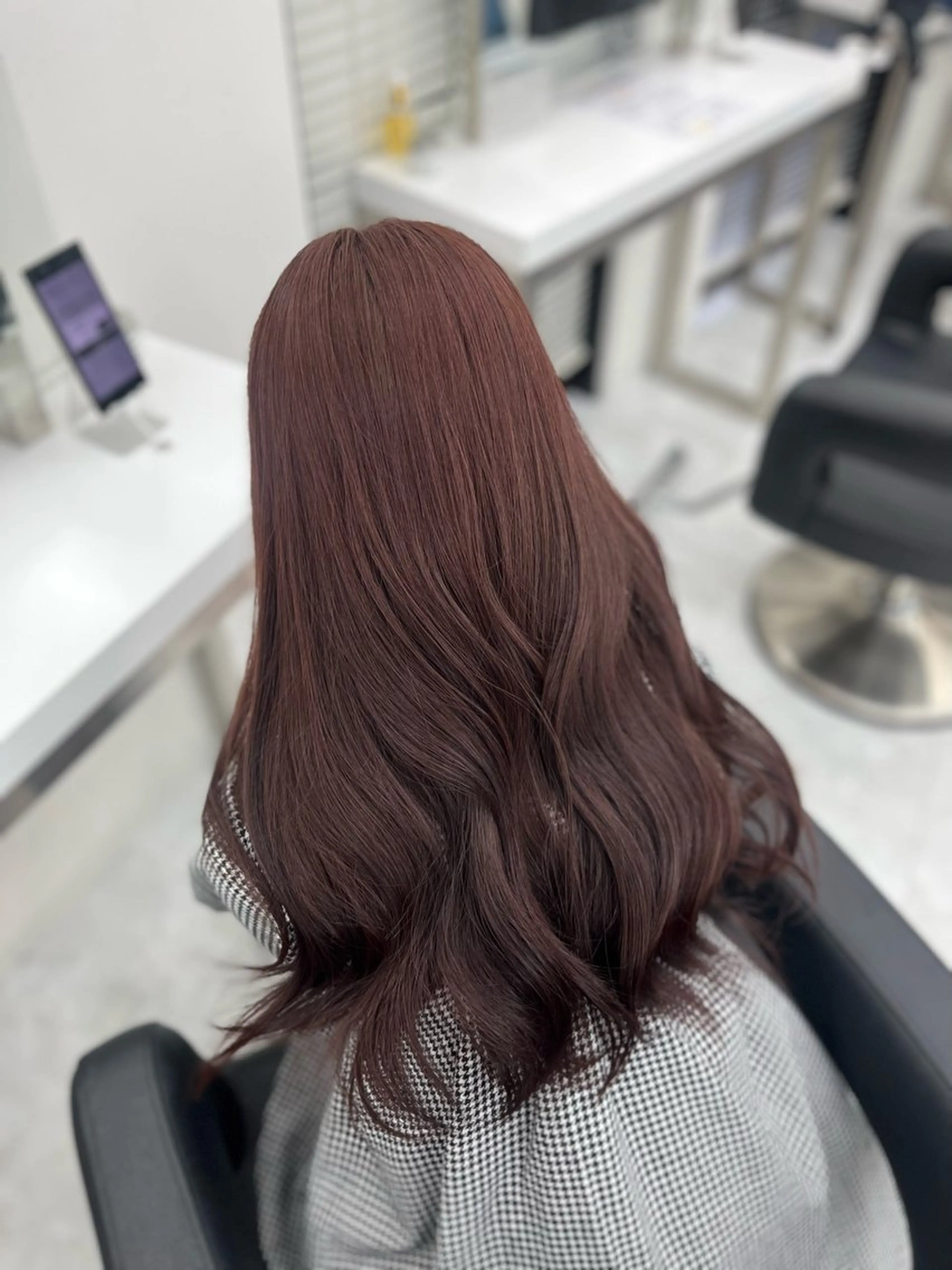 ロング ヘアカラー トリートメント ヘッドスパ ヘアセット ♡ナチュラルガーリー ♡ベージュ♡RINAのヘアスタイル